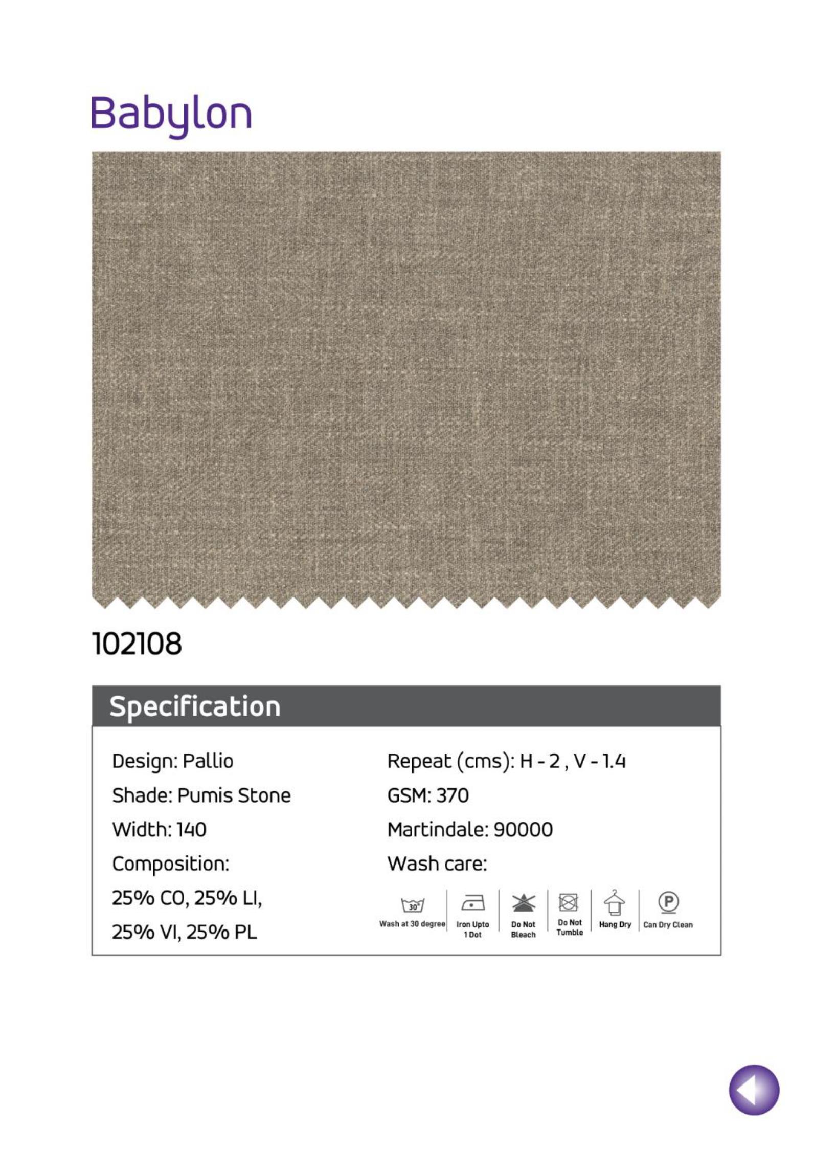 BabyLon 102108 Premium Linen Fabric