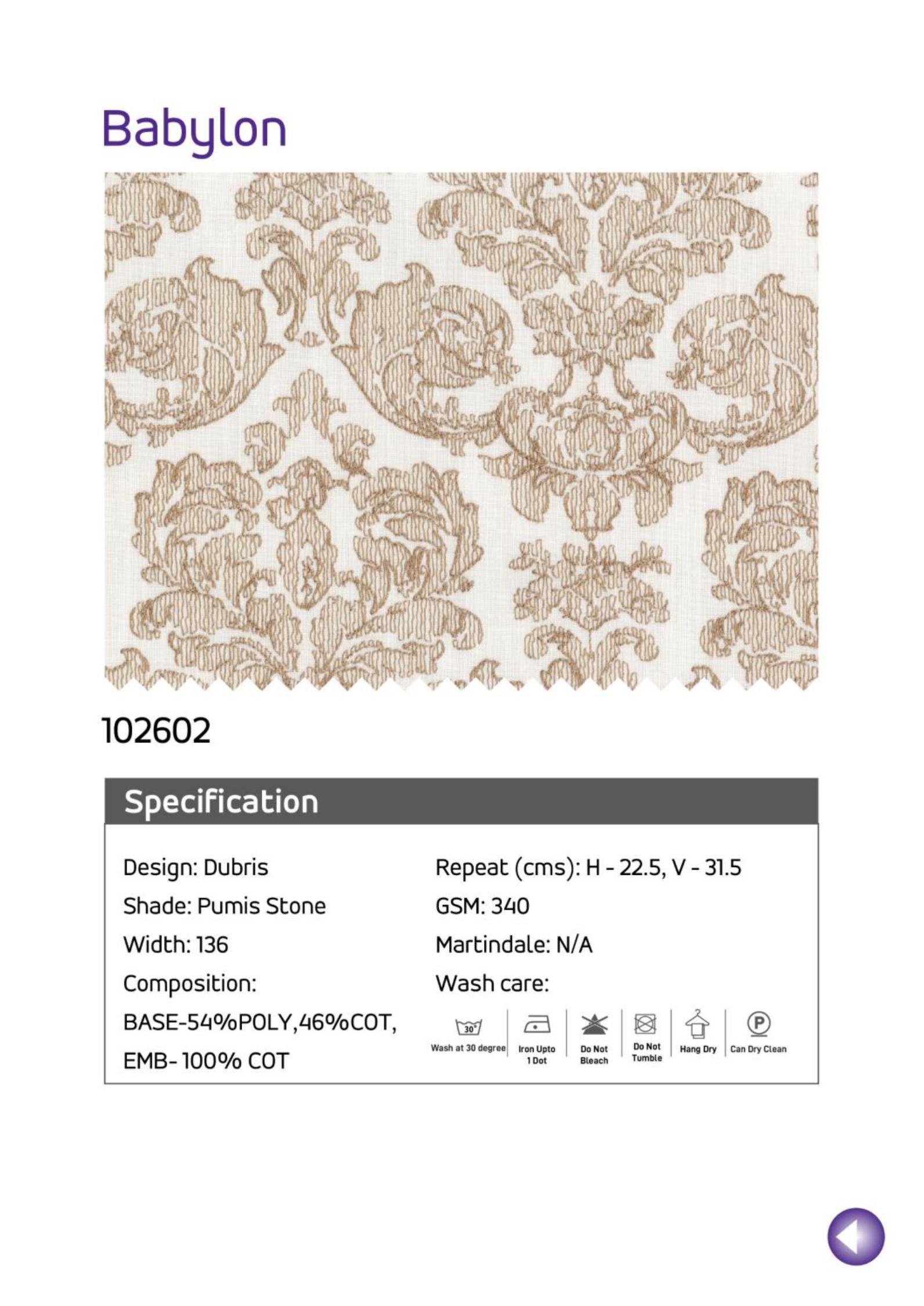 BabyLon 102602 Premium Linen Fabric