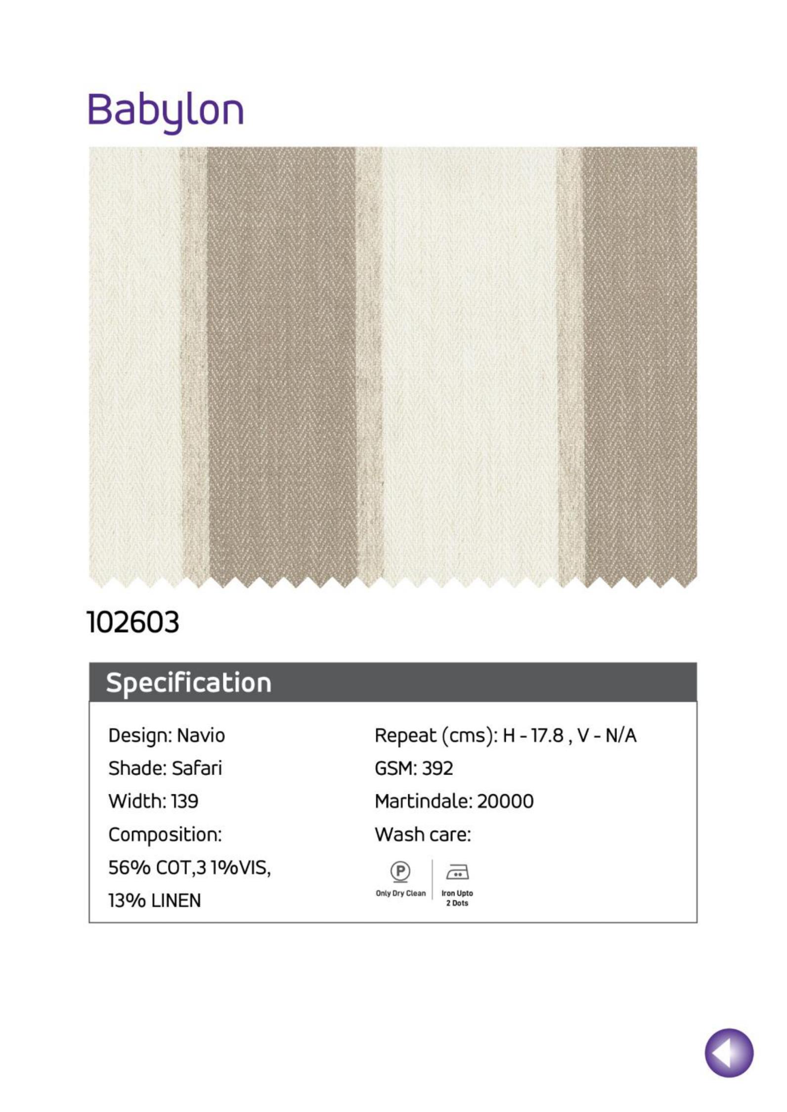 BabyLon 102603 Premium Linen Fabric