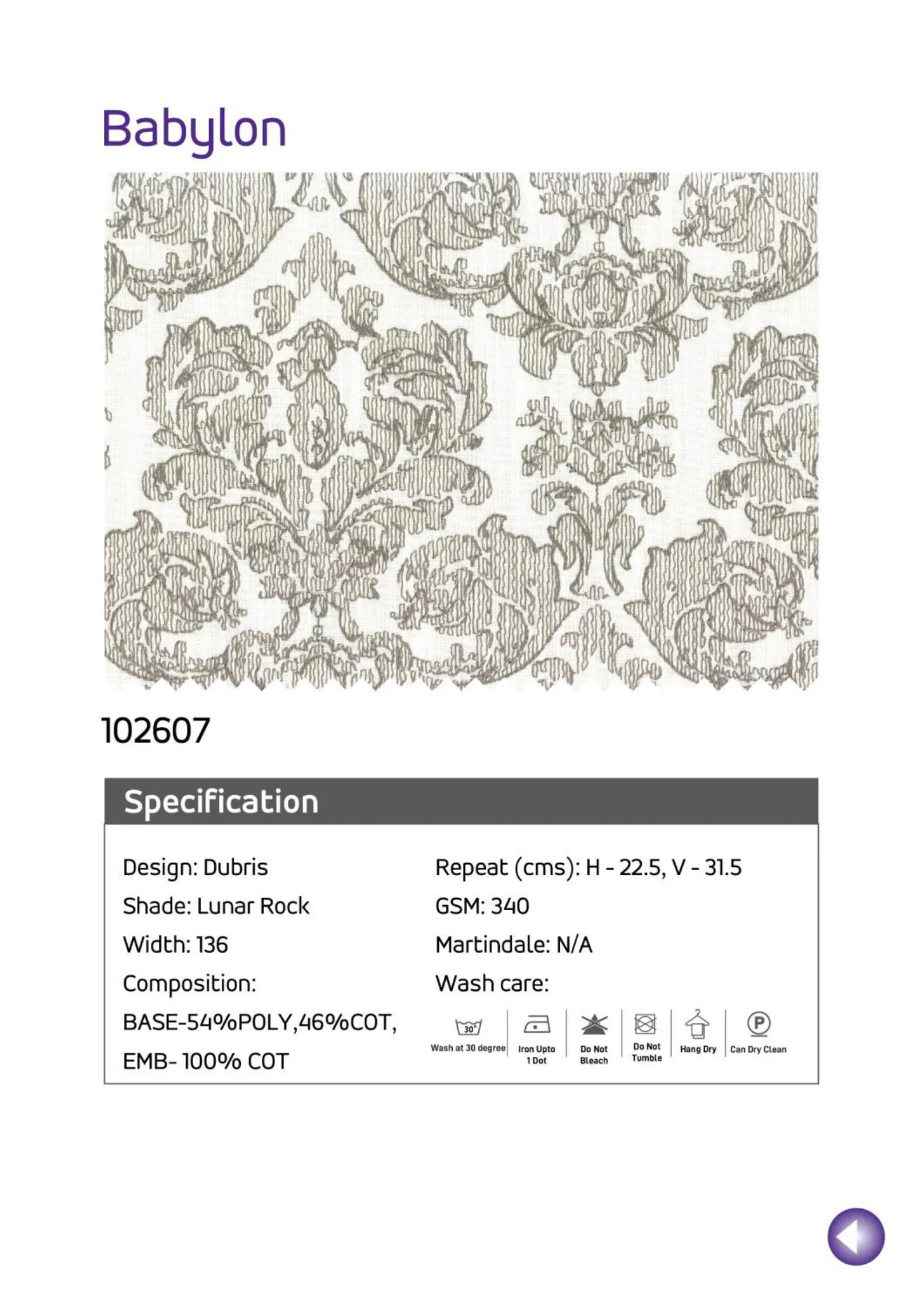 BabyLon 102607 Premium Linen Fabric