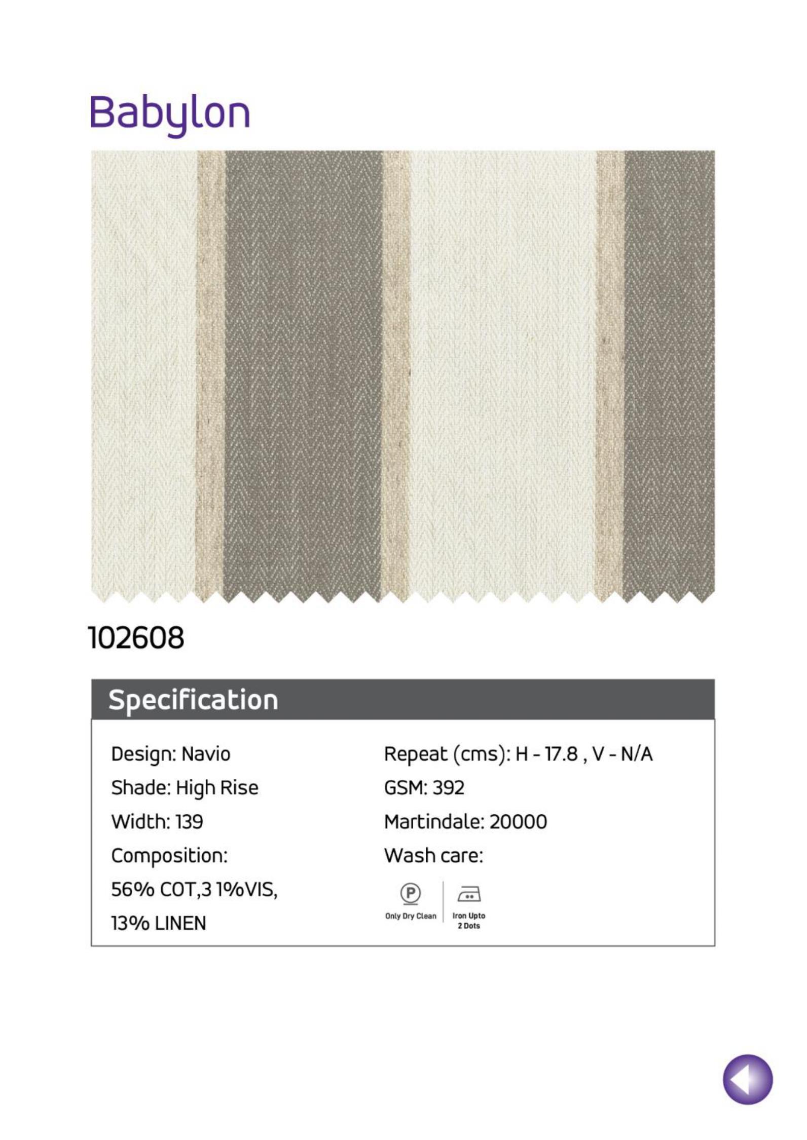 BabyLon 102608 Premium Linen Fabric