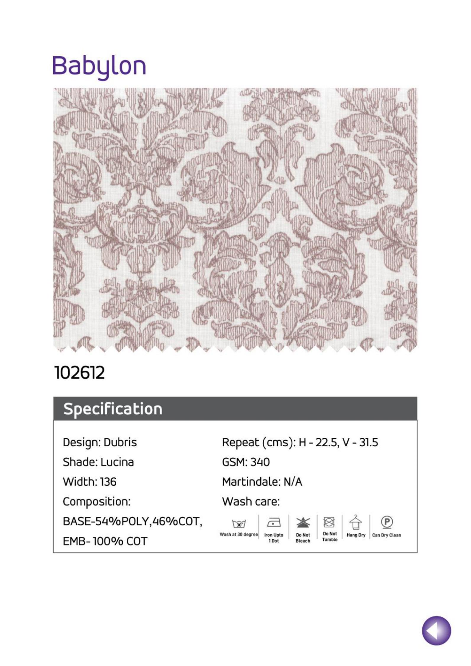 BabyLon 102612 Linen Fabric - Soft & Breathable