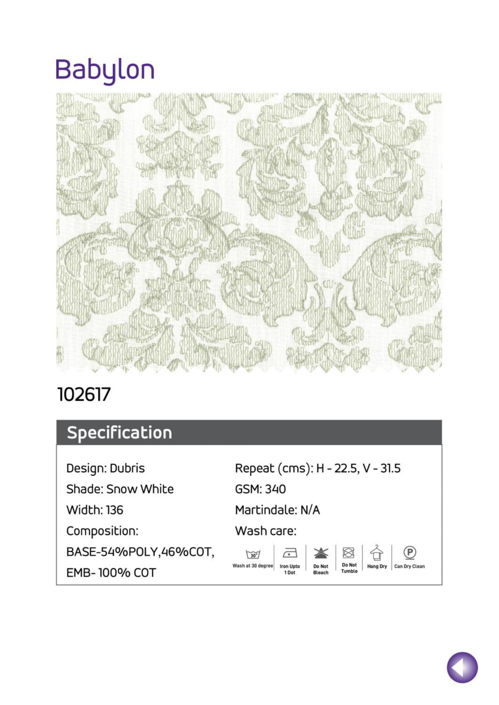 BabyLon 102617 Linen Fabric - Soft & Breathable