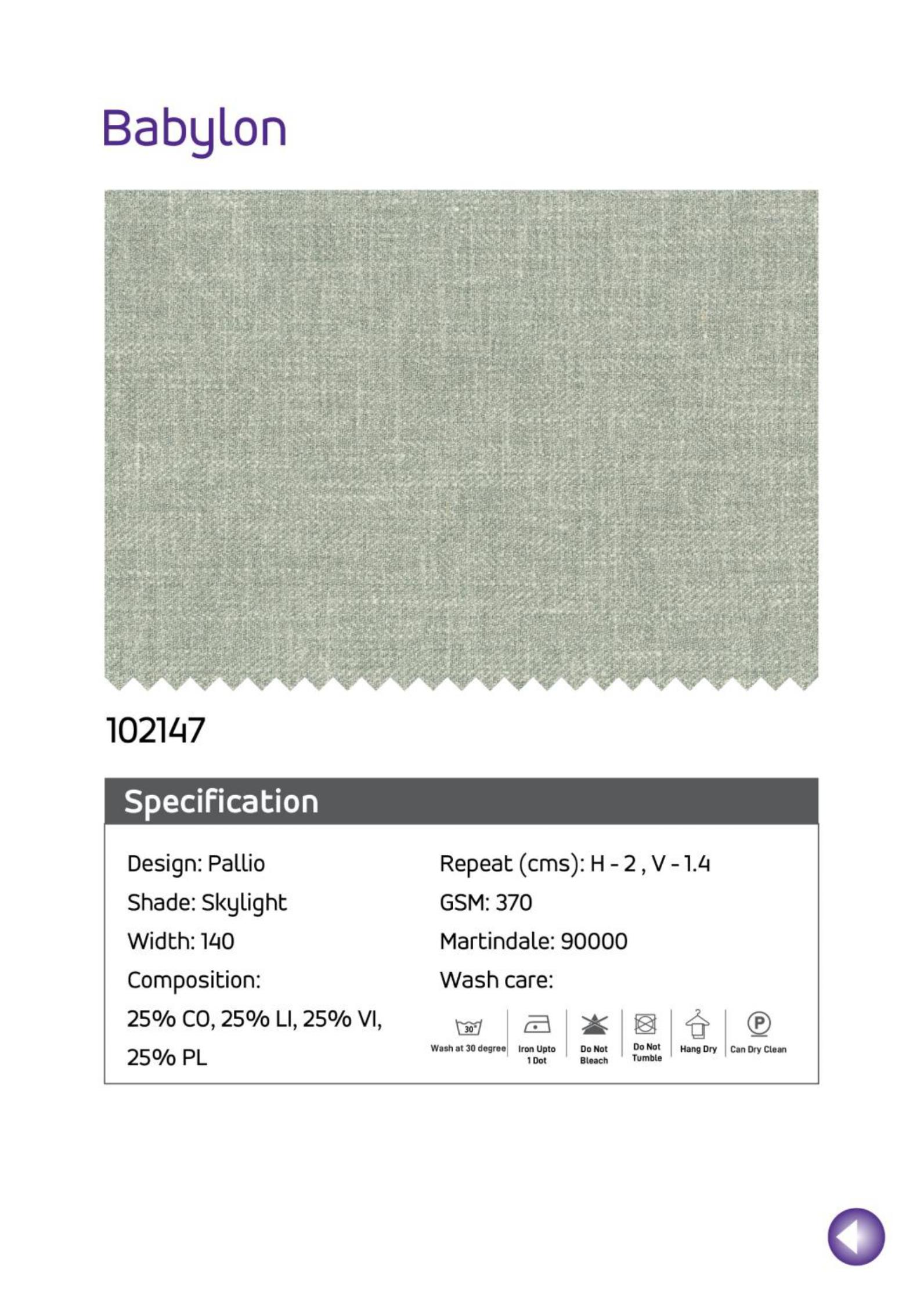 BabyLon 102147 Premium Linen Fabric