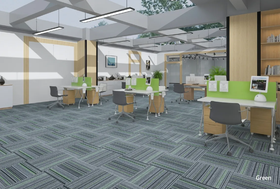 Green Blink Excel Import Carpet Tile - Durable & Stylish