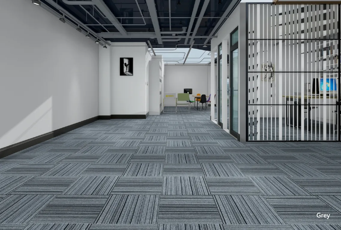 Grey Blink Excel Import Carpet Tile - Durable & Stylish
