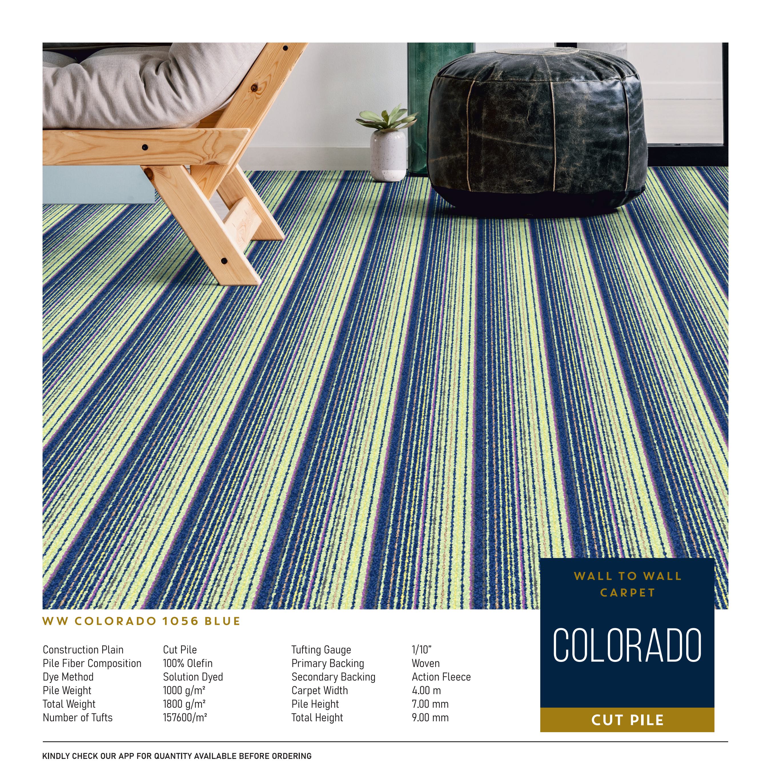 WW Colorado 1056 Blue Carpet Tile – Stylish & Durable