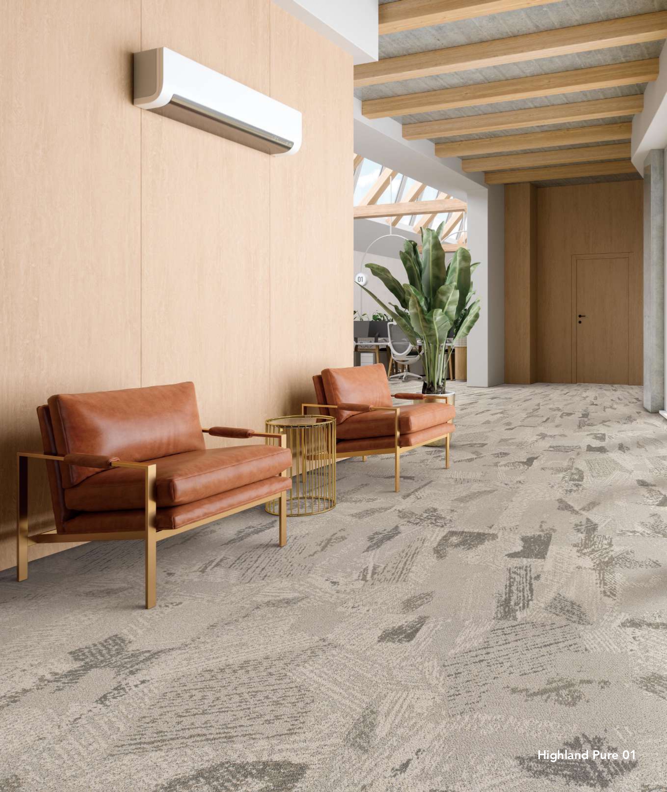 Highland Pure 01 Vito Carpet Tile - Durable & Stylish Flooring