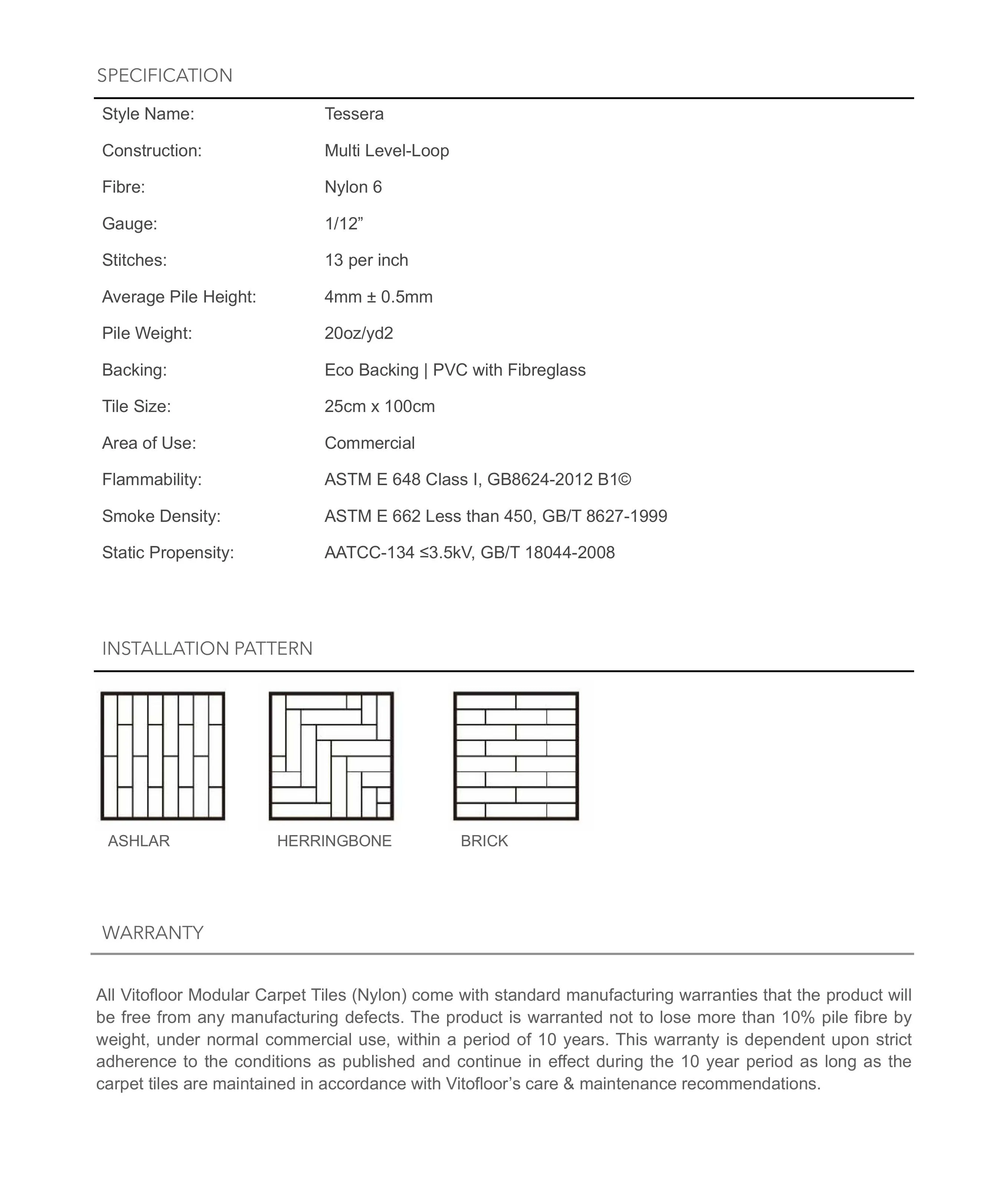 Tessera Vito Carpet Tile - Durable Flooring Solution
