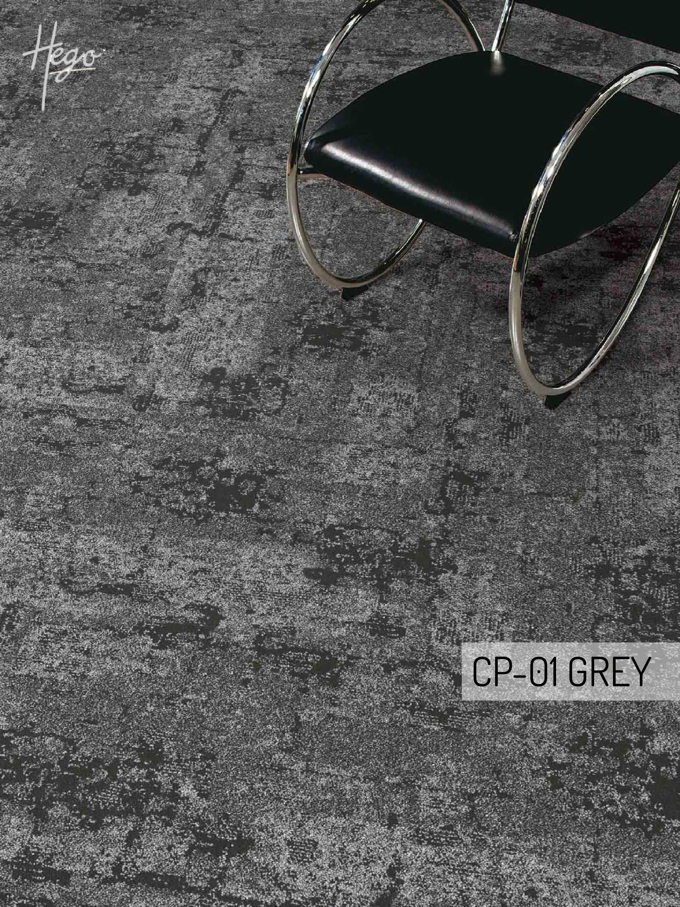 Color Point Carpet Tile CP-01 Grey - Durable & Stylish