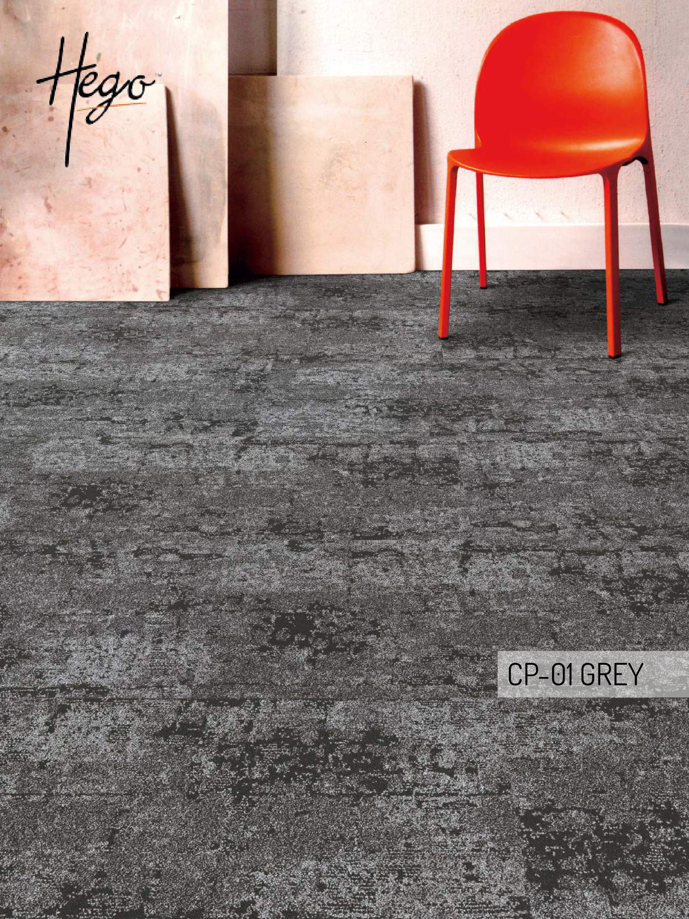 Color Point Carpet Tile CP-01 Grey – Durable & Stylish