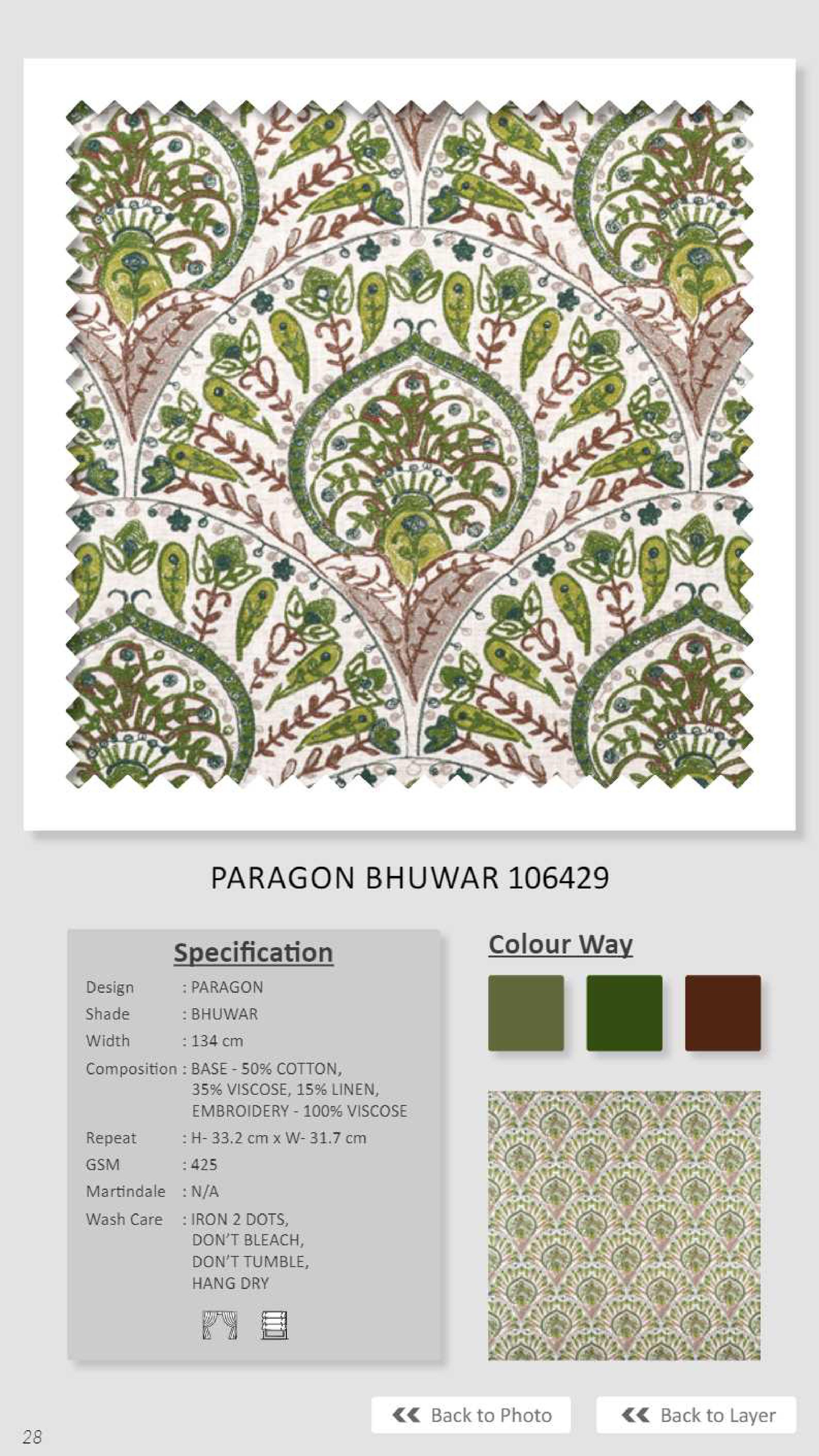 Dale Paragon Bhuwar 106429 Linen Fabric – Premium Quality