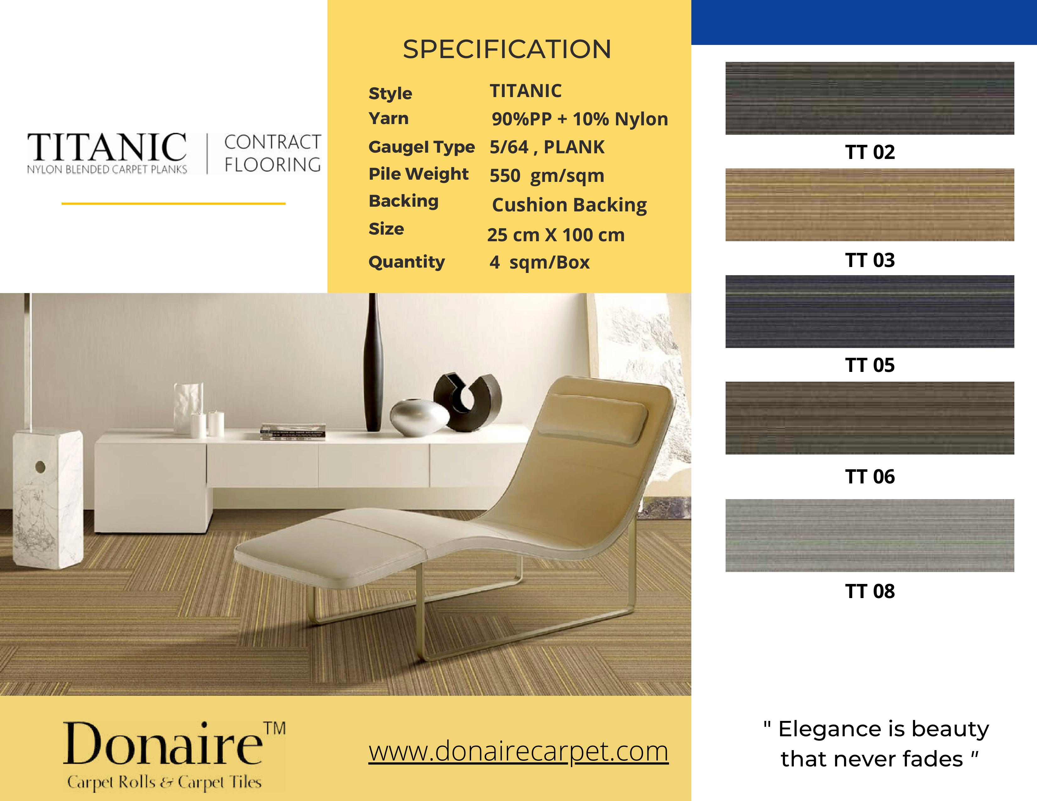 Donaire Titanic Carpet Tile – Durable & Stylish