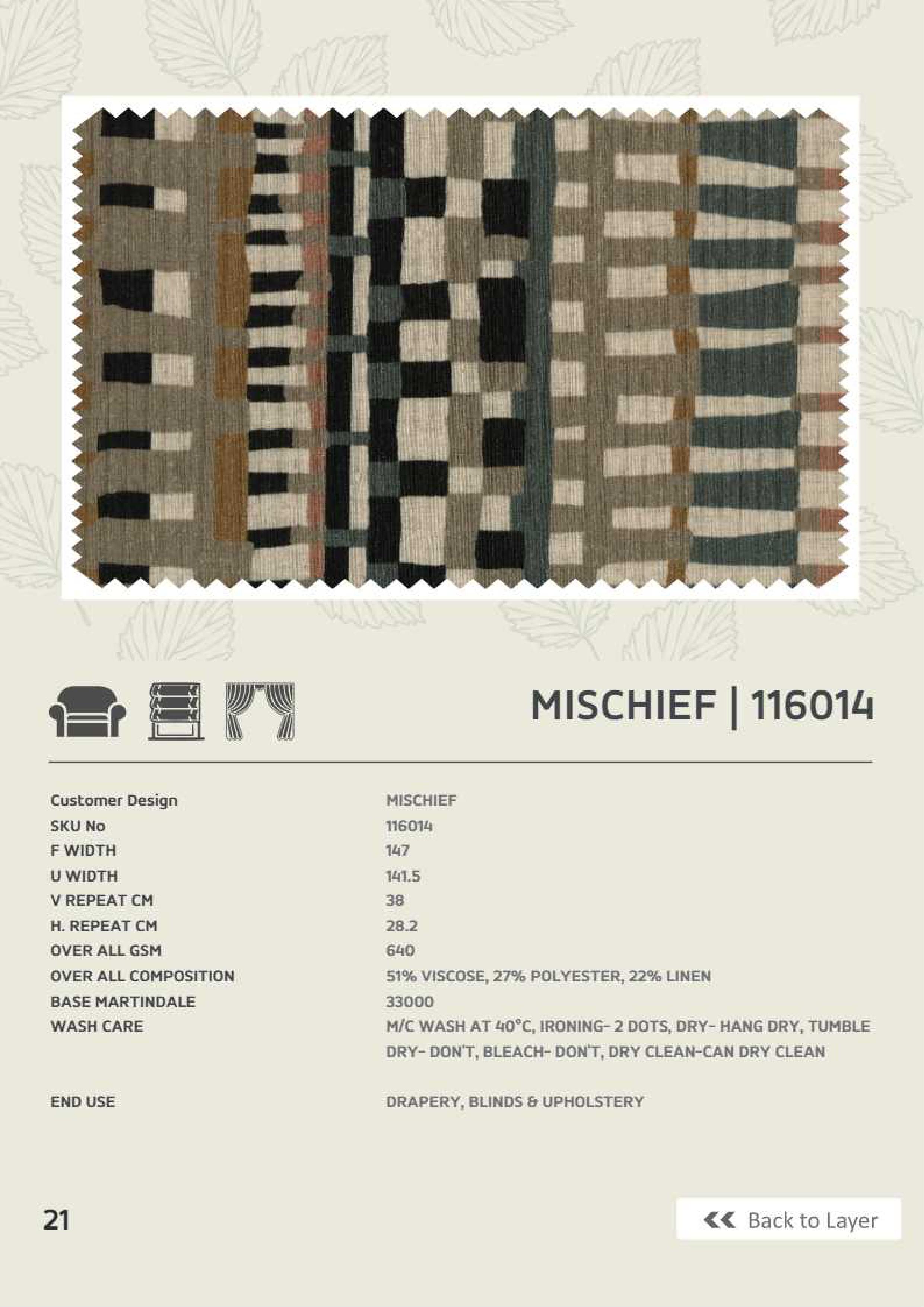 Mischeif 116014 Linen Fabric – Premium Quality, Versatile