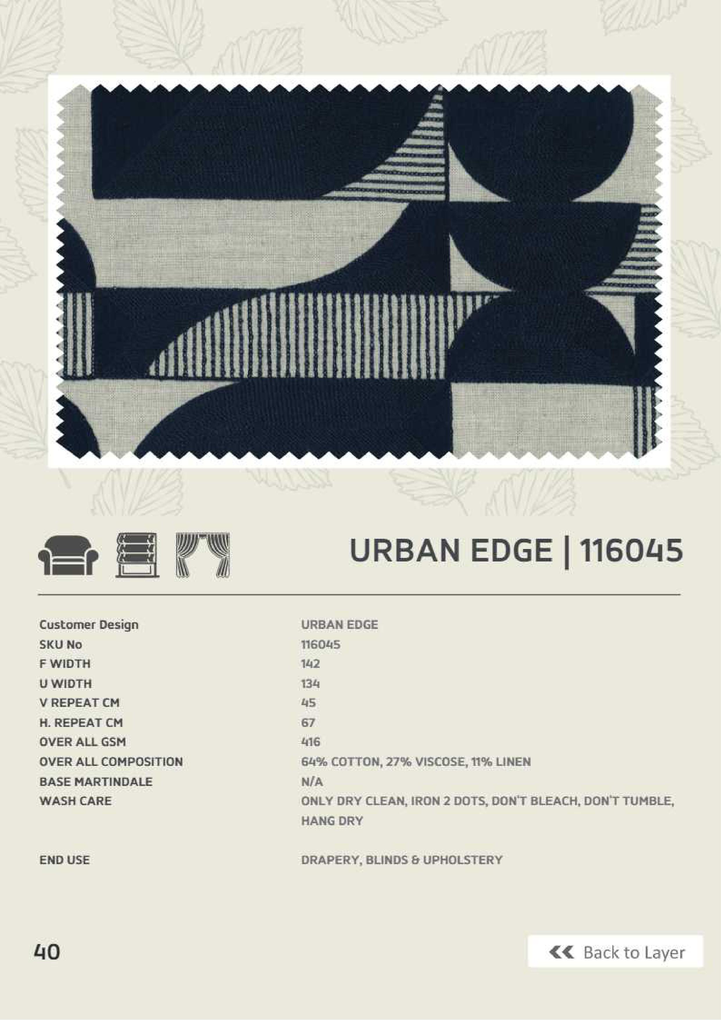 Urban Edge 116045 Linen Fabric – Premium Quality Linen