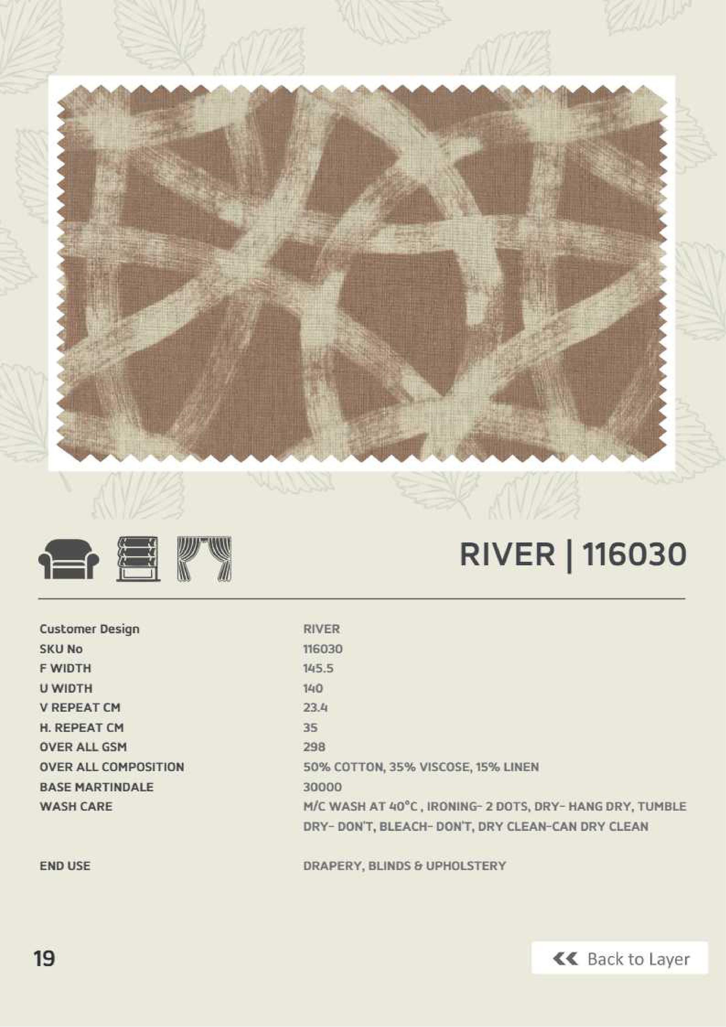 River 116030 Linen Fabric - Soft, Versatile, Durable