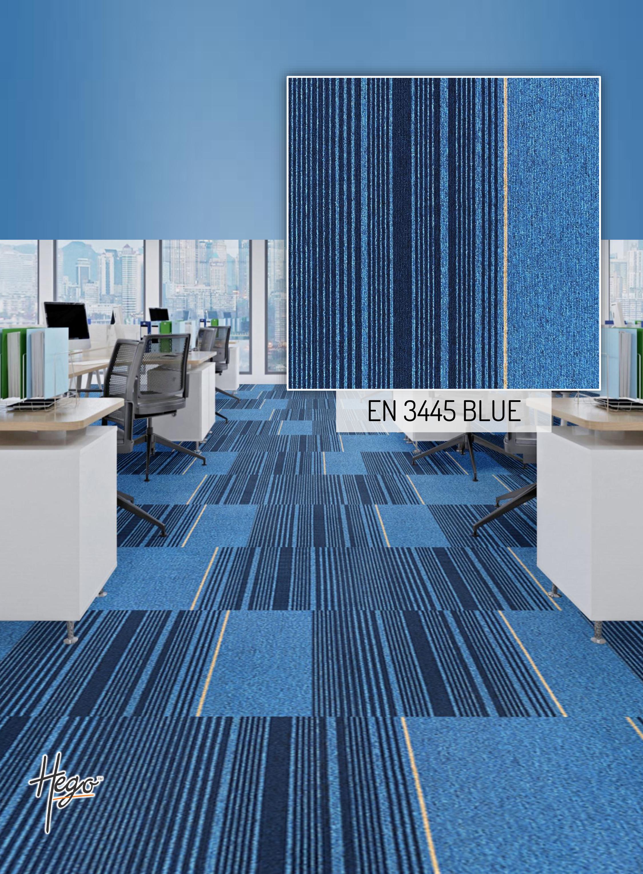 EN 3445 Blue Energy Carpet Roll – Durable & Stylish