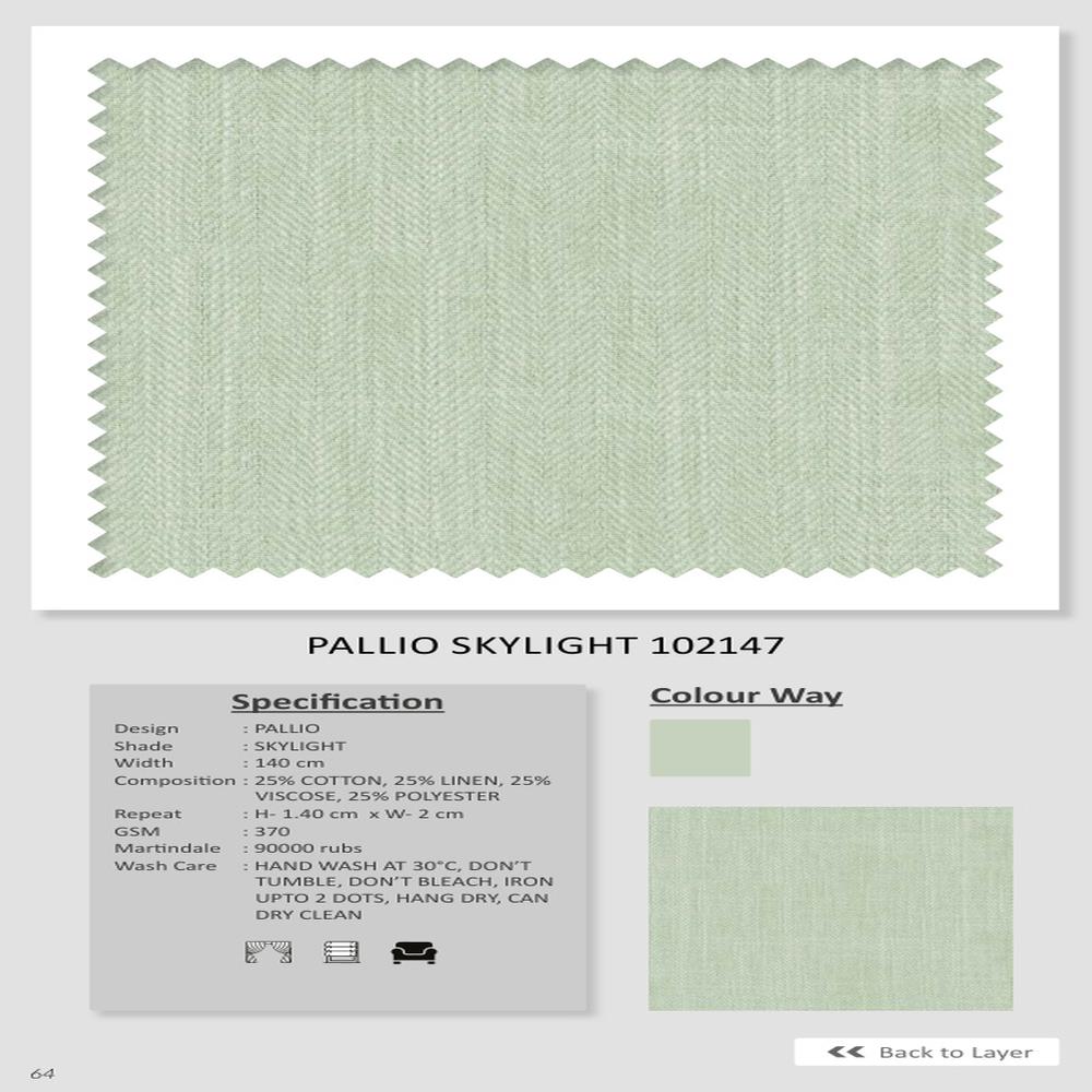 PALLIO Skylight 102147 Plain Fabric