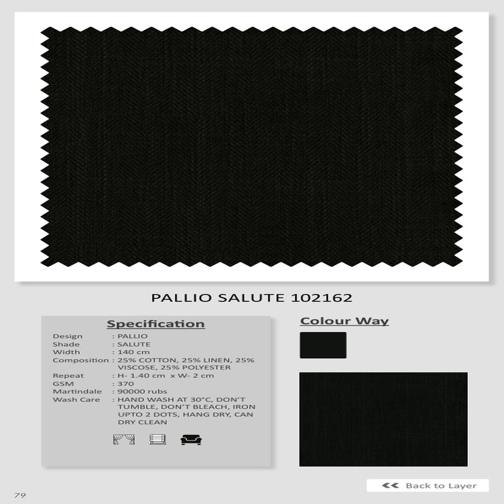 Pallio Salute 102162 Plain Fabric