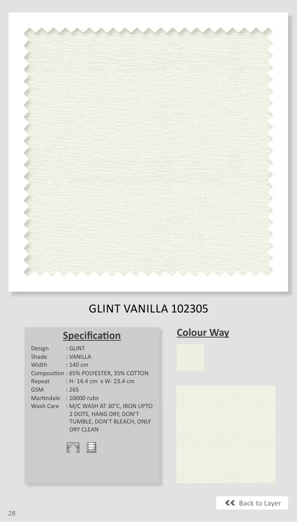 GLINT VANILLA 102305