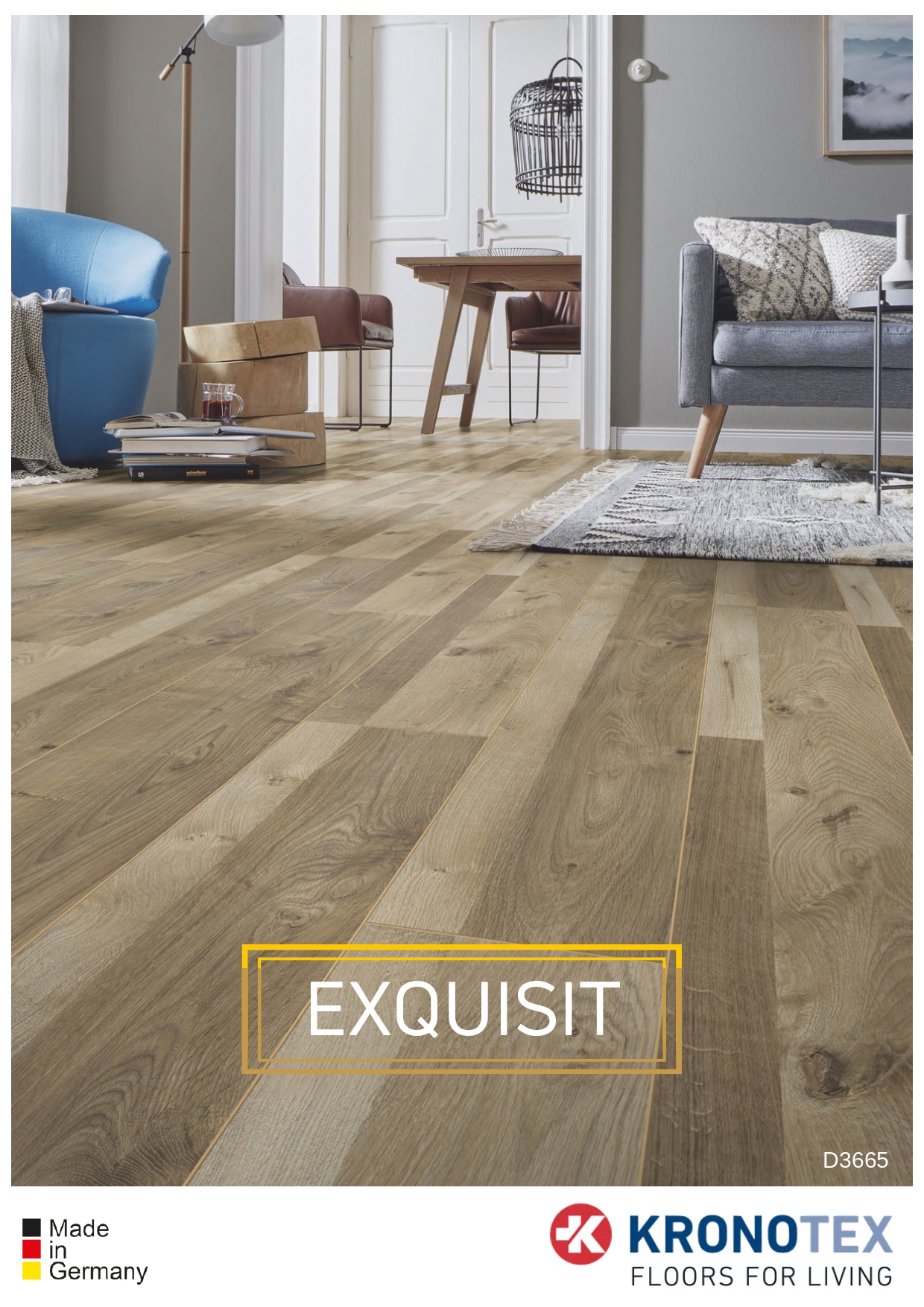 Exquisit Kronotex Laminate Wooden Flooring