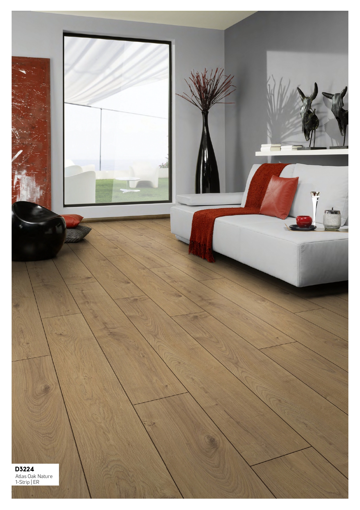 D3224 Atlas Oak Nature  Exquisit  Kronotex Laminate Wooden Flooring