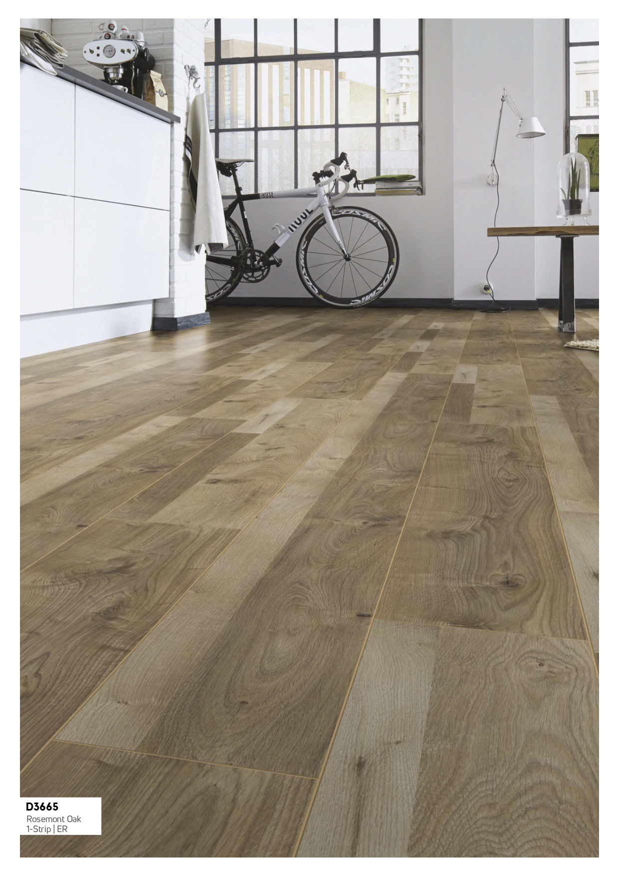 D3665 Rosemont Oak Exquisit  Kronotex Laminate Wooden Flooring