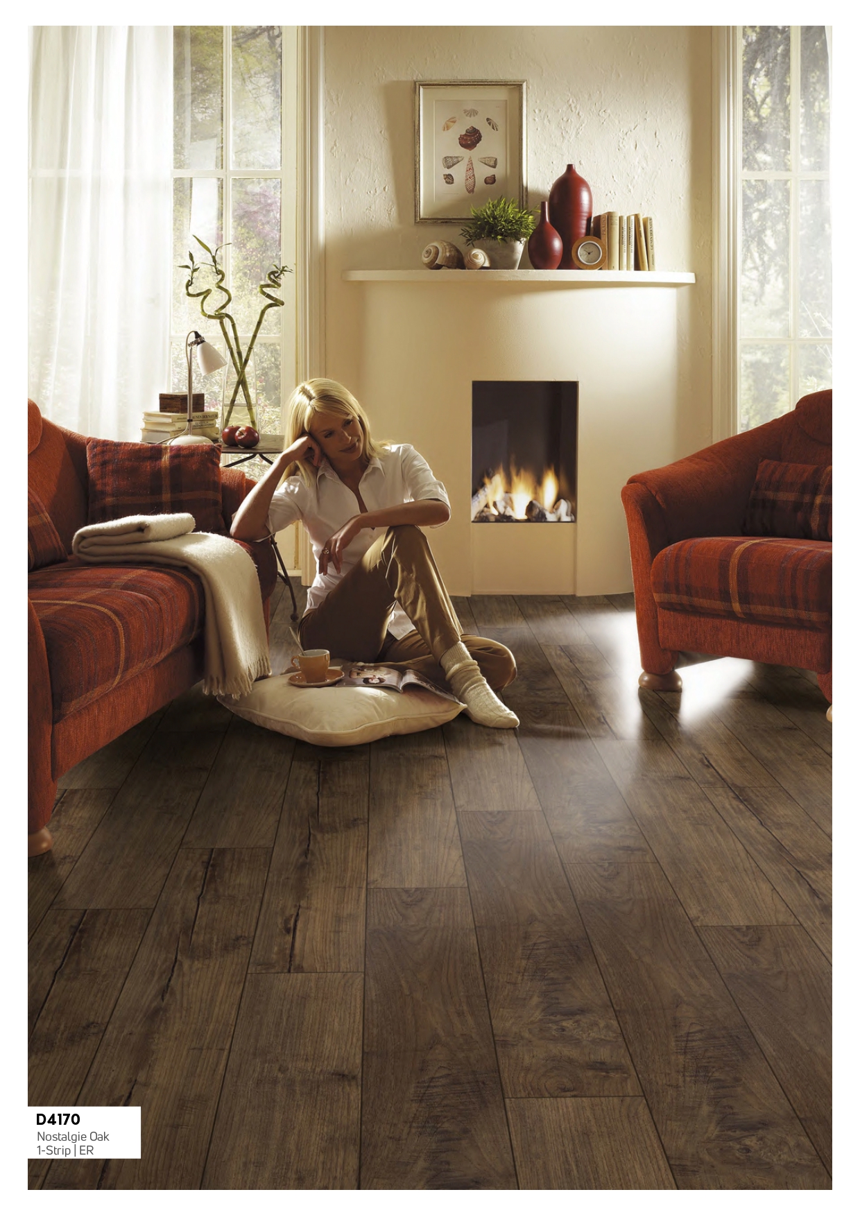 D4170 Nostalgie Oak Exquisit  Kronotex Laminate Wooden Flooring