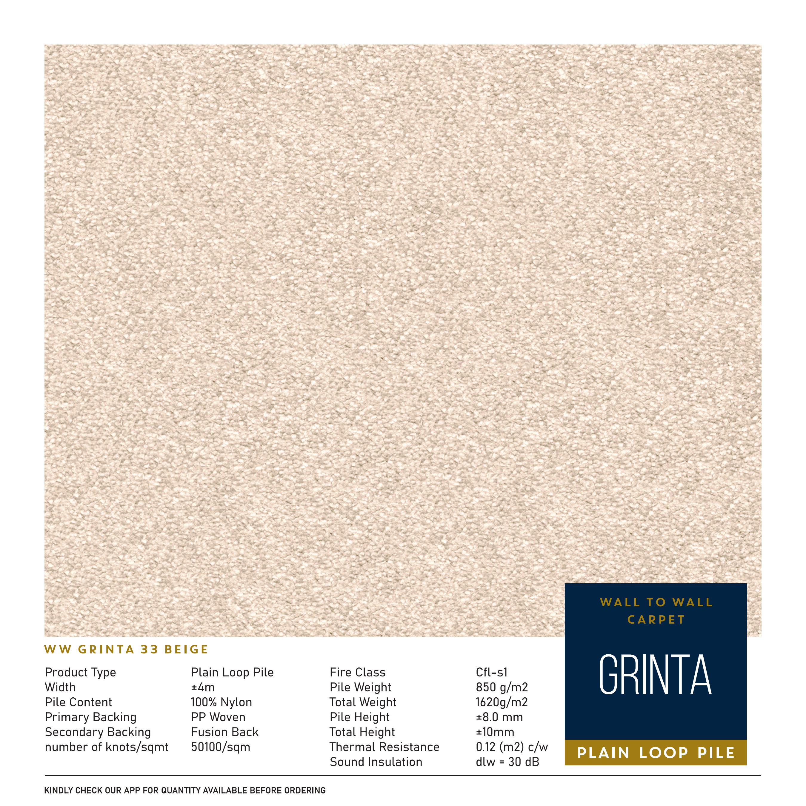 WW Grinta 34 Willow Carpet Tile – Stylish & Durable