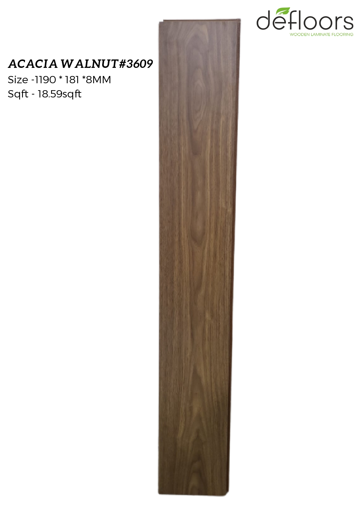 ACACIA WALNUT#3609 Laminate Wooden Flooring – 8MM