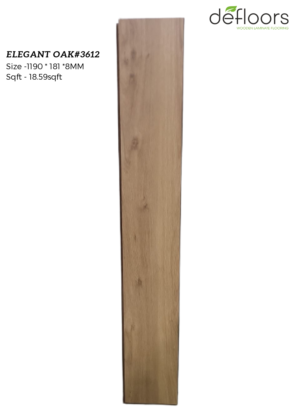 ELEGANT OAK#3612 Laminate Wooden Flooring – 8MM