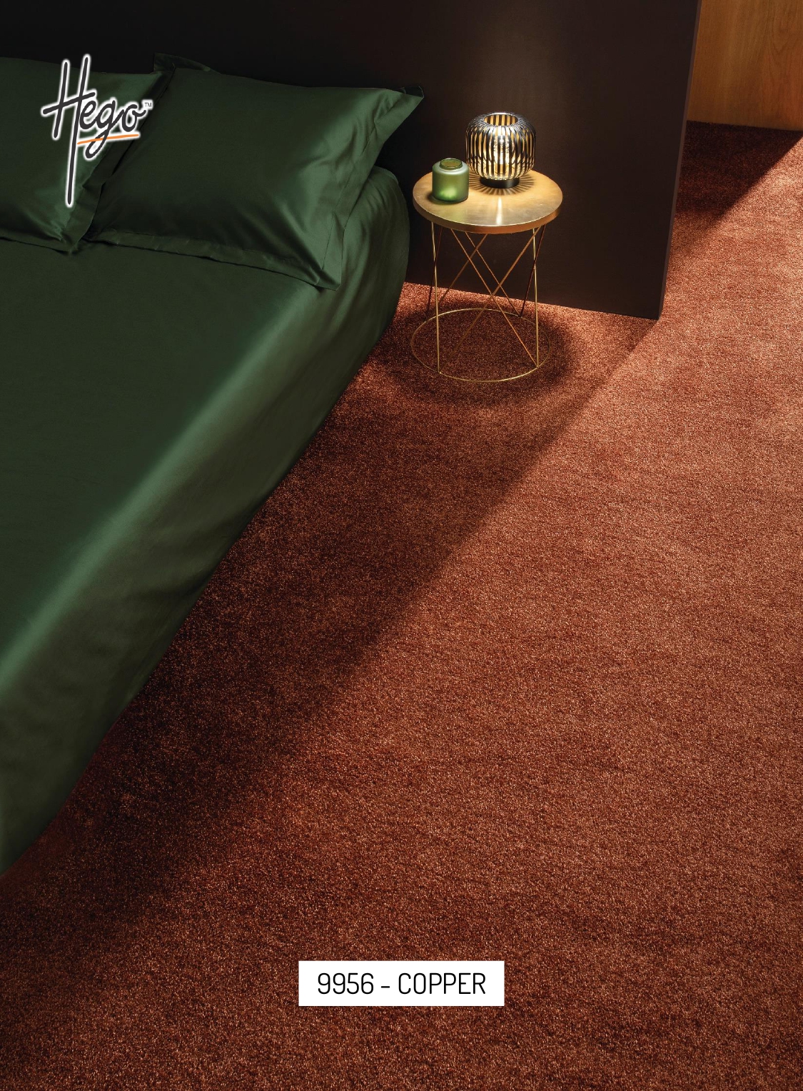 99556- COPPER  Hego Shine Carpet Roll - Durable and Stylish Flooring