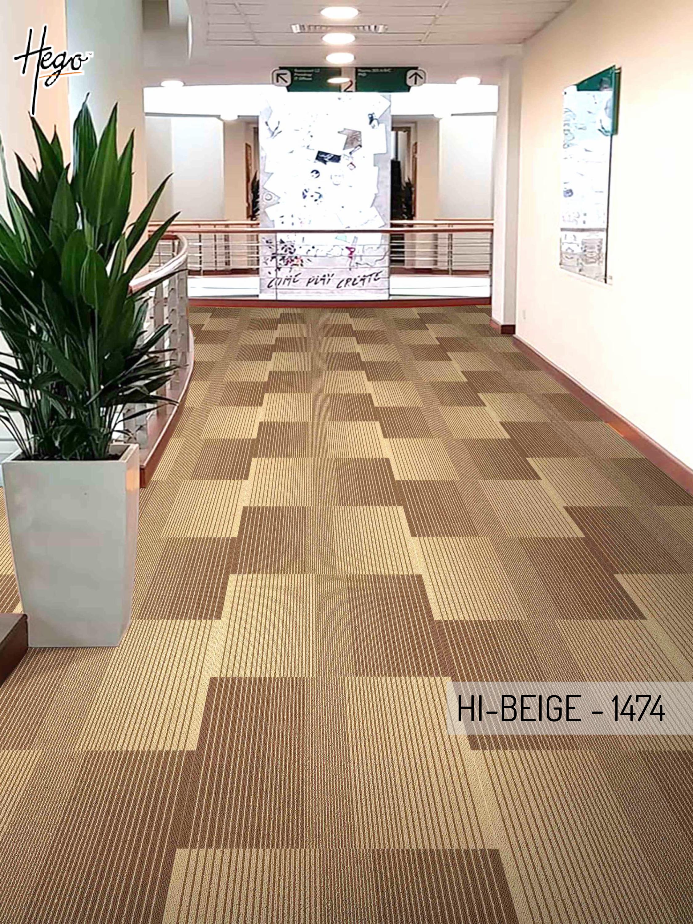 Interline Carpet Tile HI-BEIGE-1474 | Durable & Stylish Flooring