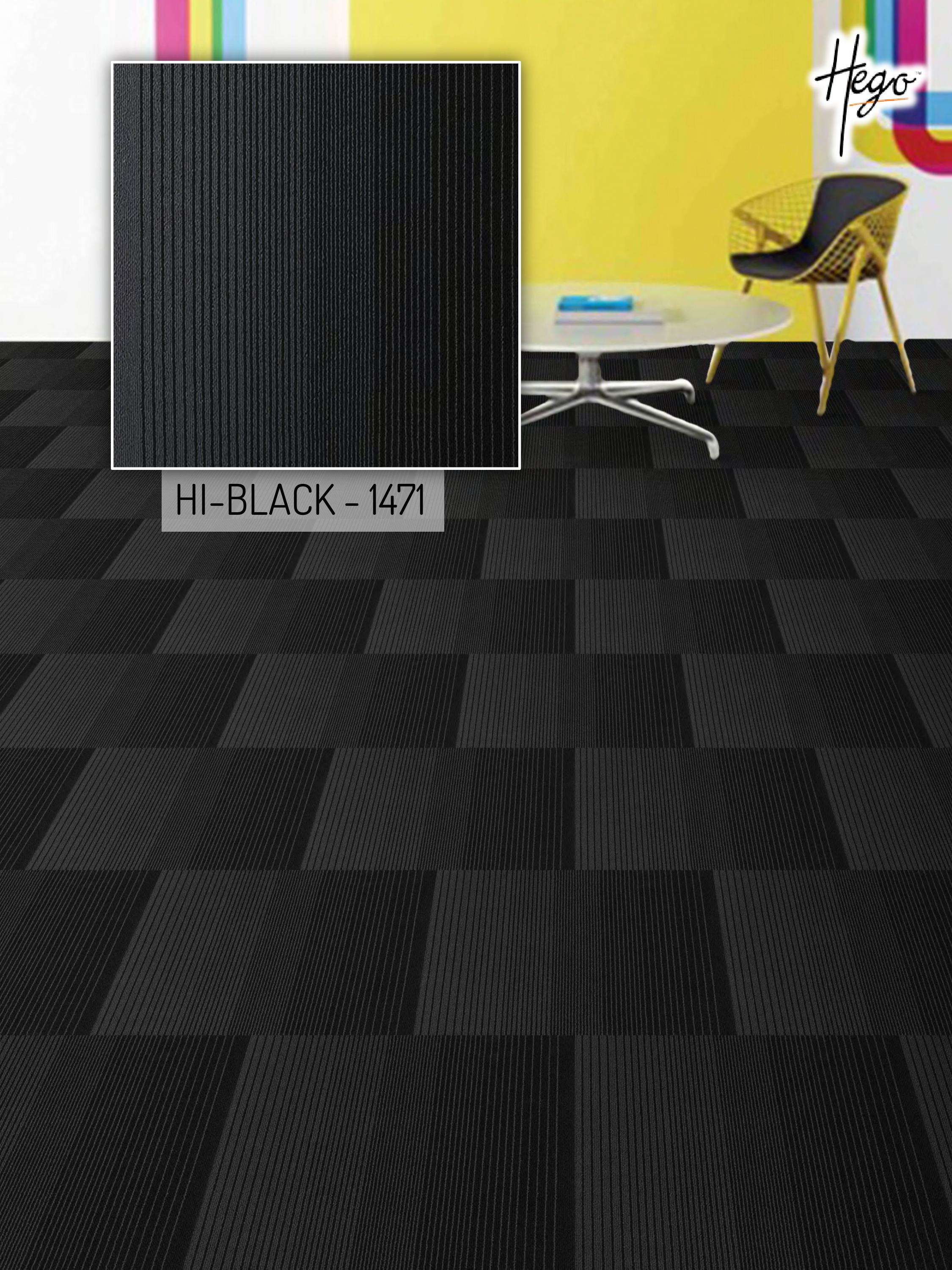 Interline Carpet Tile Hi-Black 1471 – Durable & Stylish