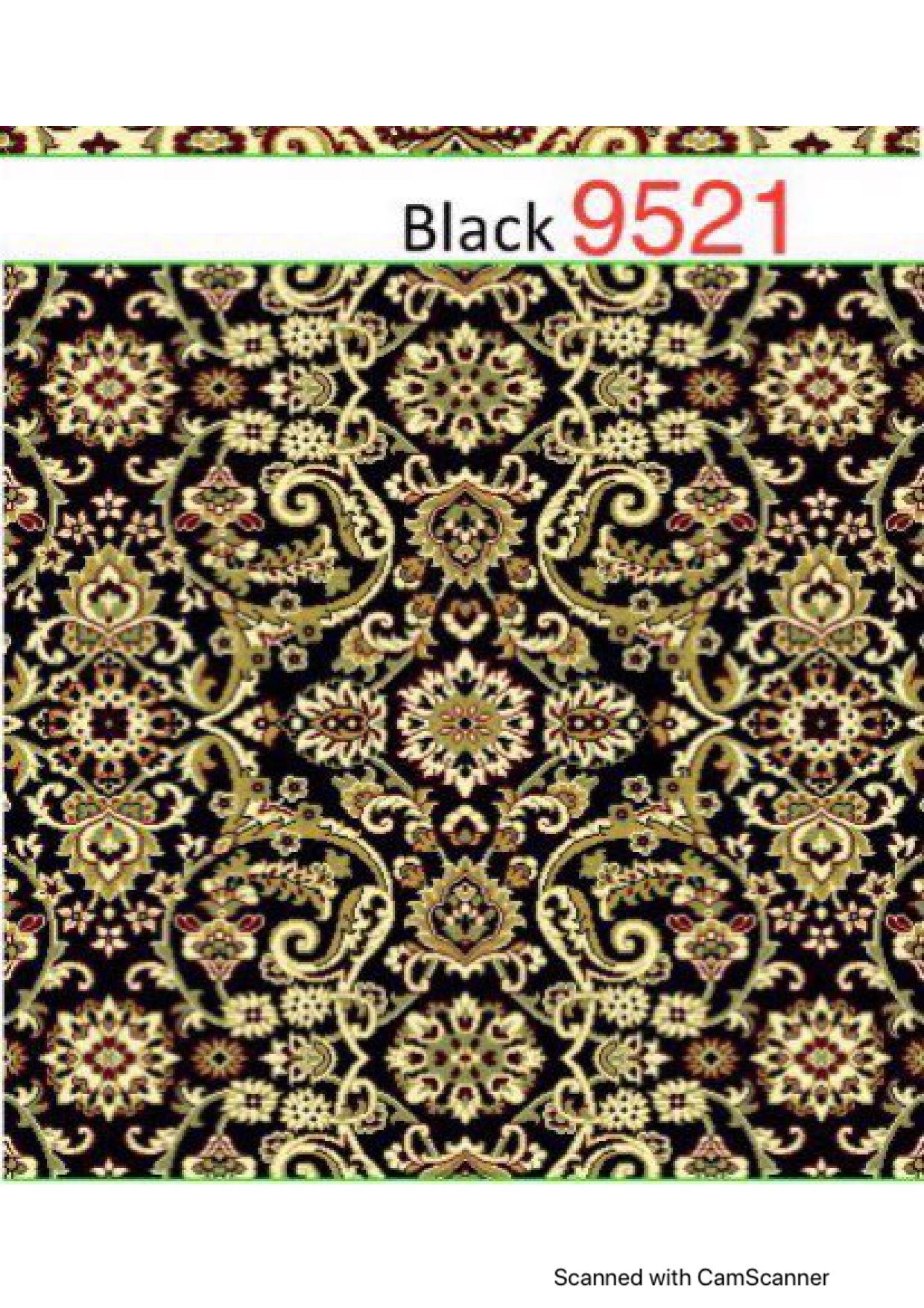 3068 Black  Kohinoor Carpets – Premium Handcrafted Elegance