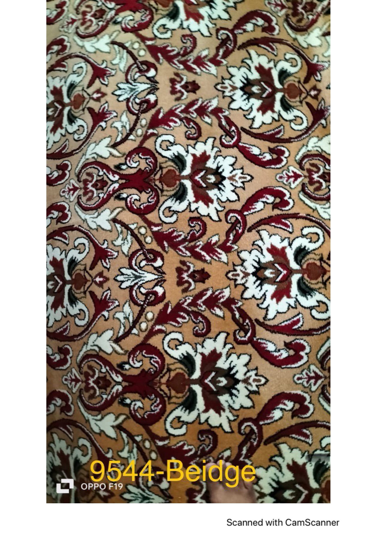 9544Beidge Gold  Kohinoor Carpets – Premium Handcrafted Elegance