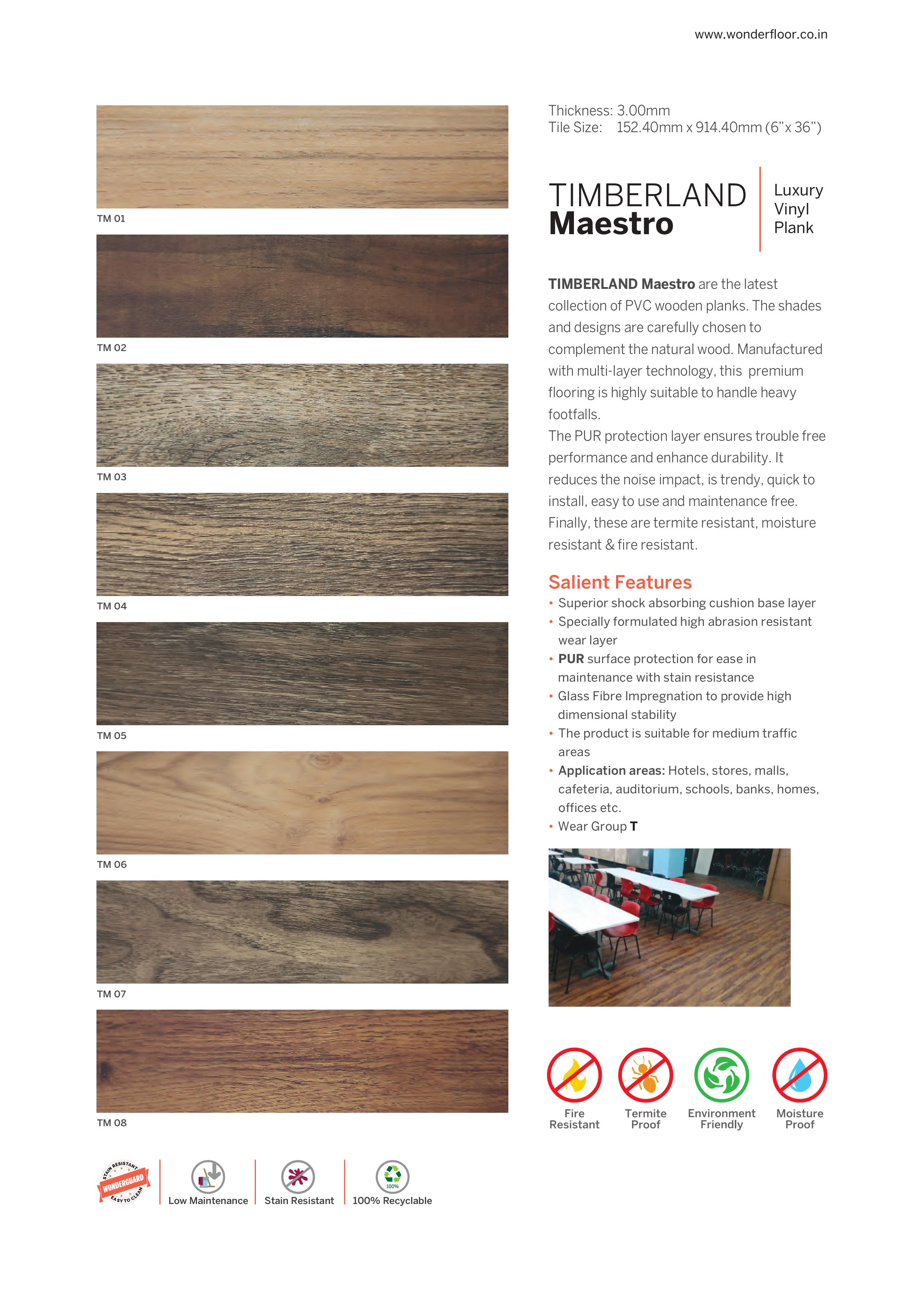 TM01 LVT Catalogue - Luxury Vinyl Tiles Collection