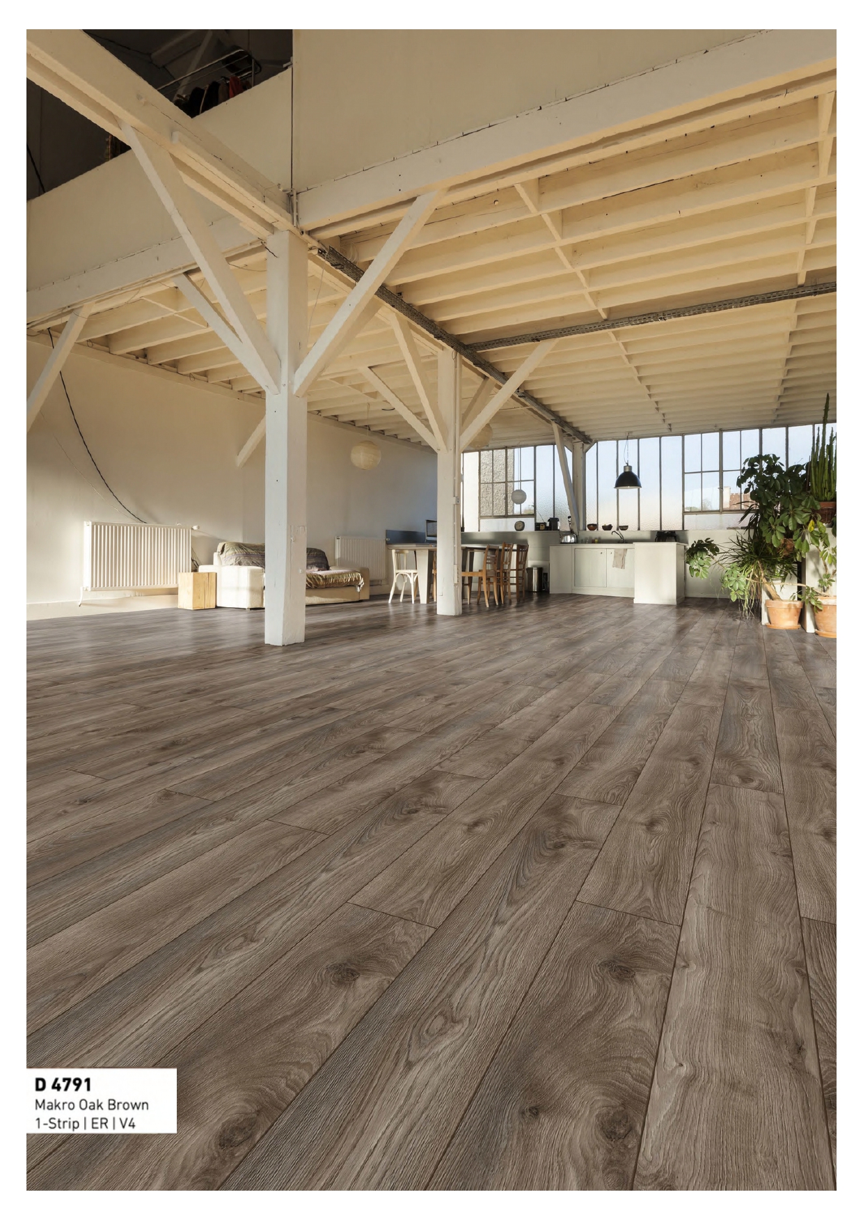 Mammut Plus D4791 Makro Oak Brown Kronotex Laminate Flooring