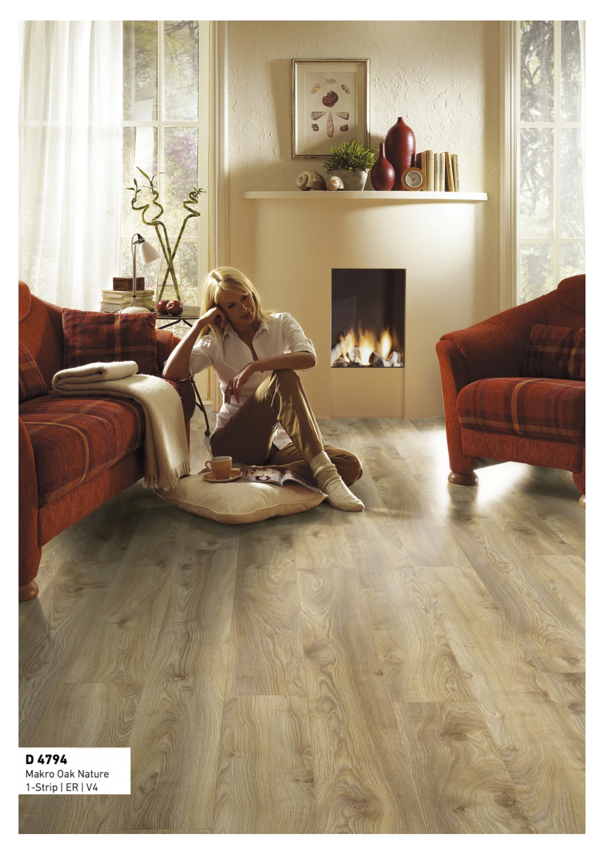 Mammut Plus D4794 Makro Oak Nature Kronotex Laminate Flooring