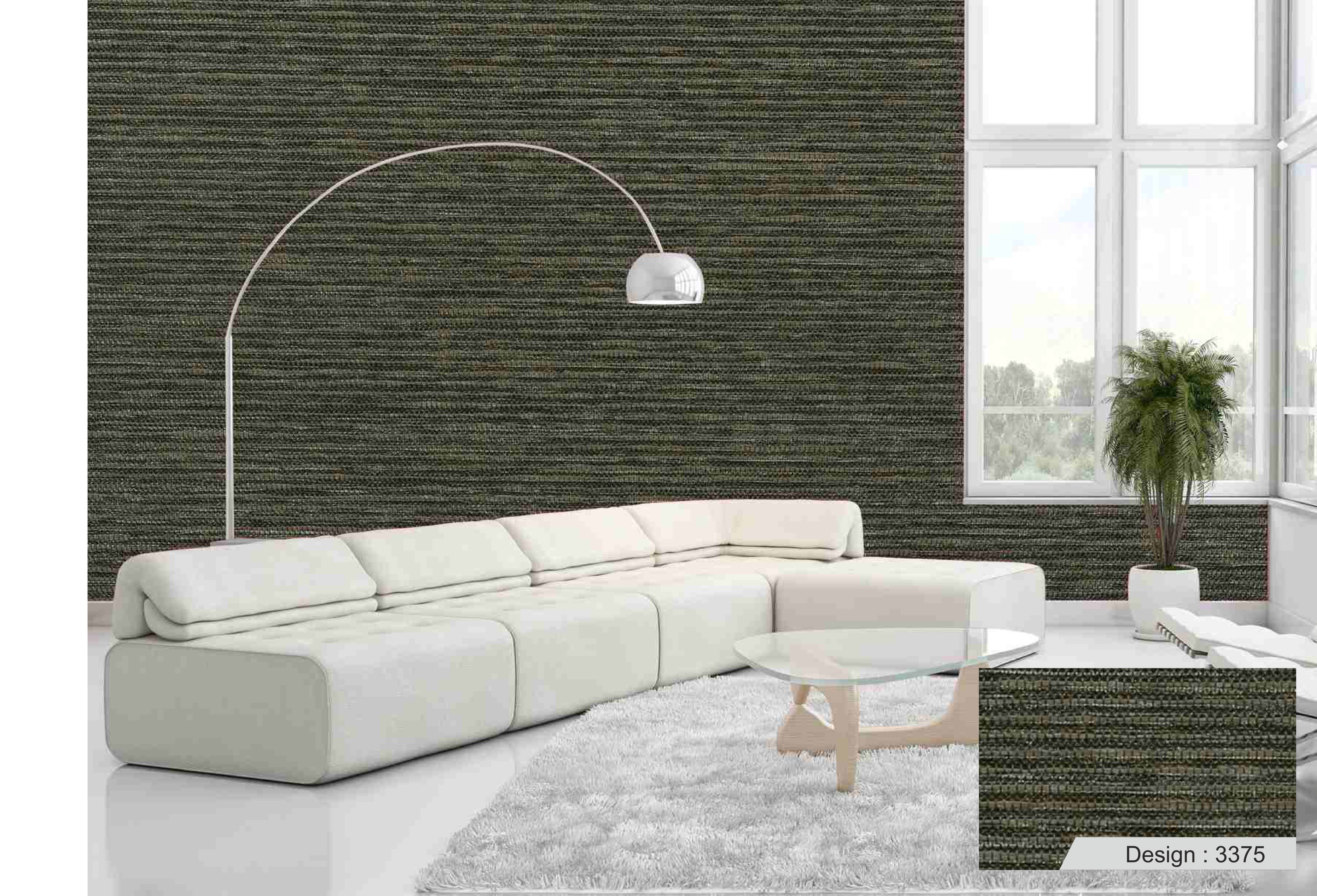 Design 3375 Kazage Natural Wallpapers - Elegant Texture