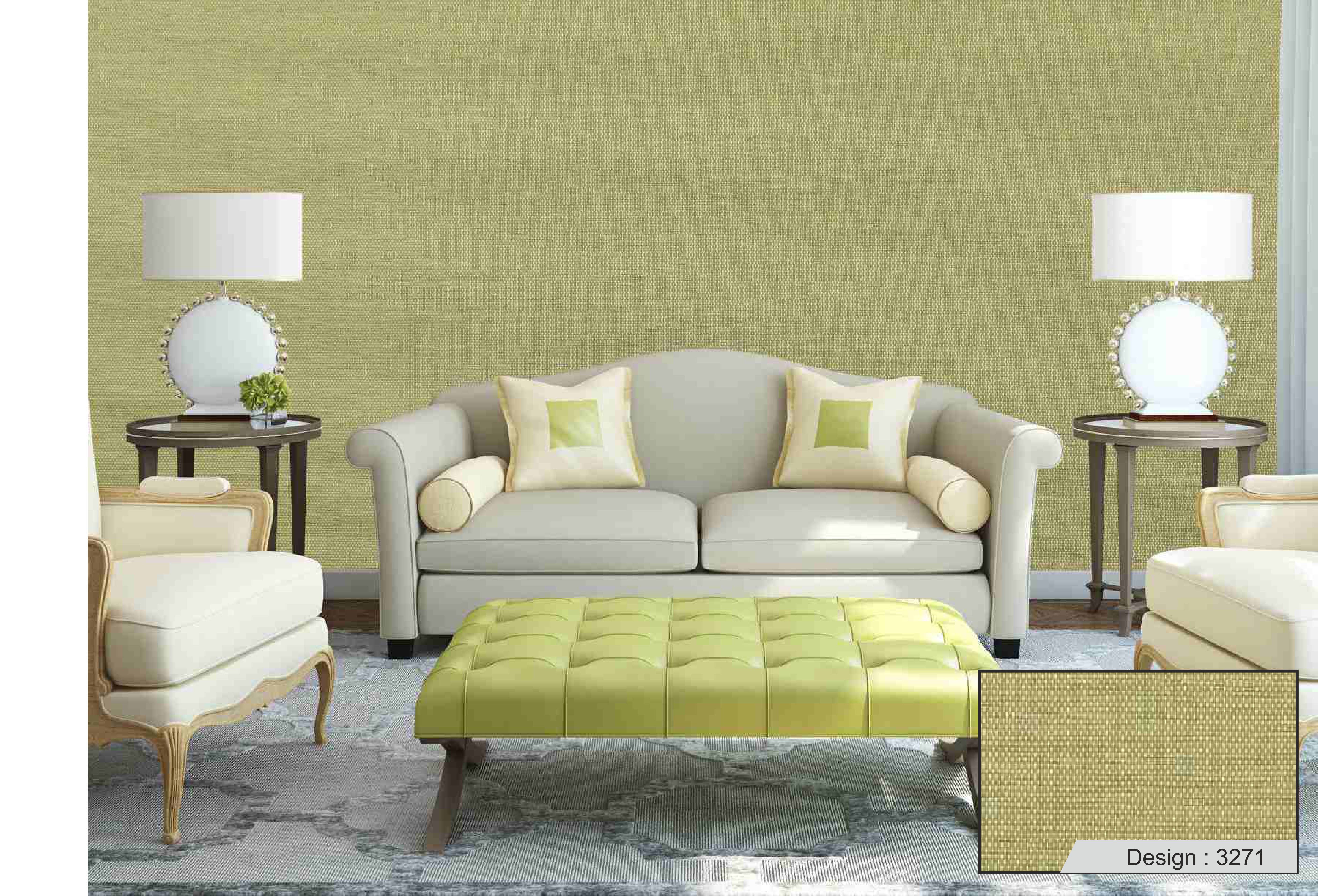 Design 3271 Kazage Natural Wallpapers