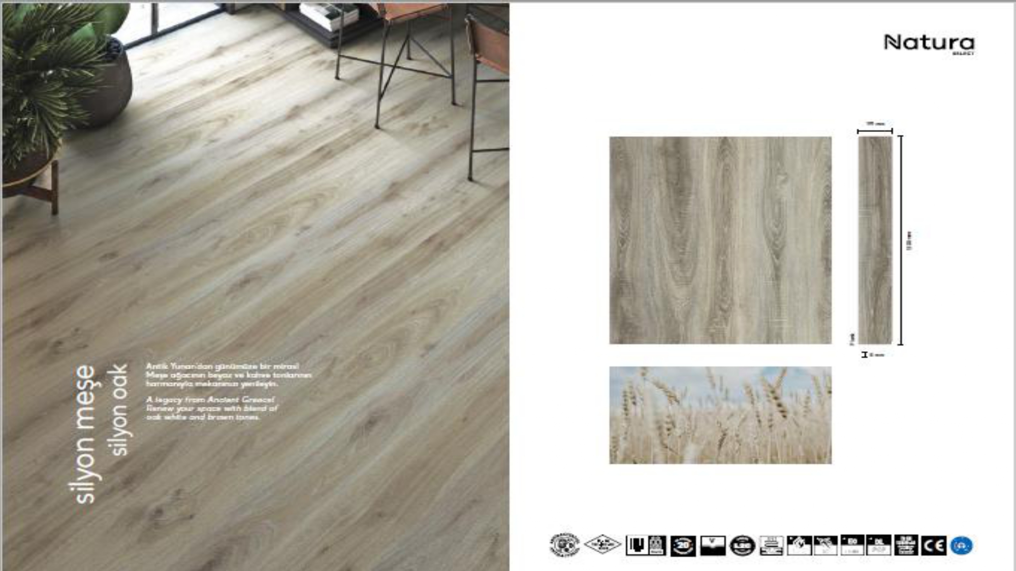 Nature Oak BVG Laminate Wooden Flooring