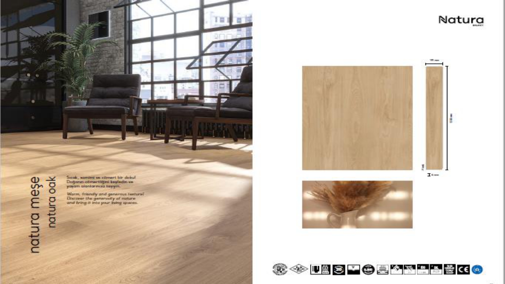 Siliyon Oak BVG Laminate Wooden Flooring