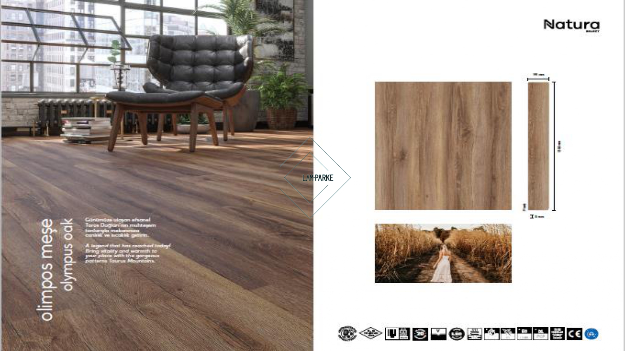 Olympus Oak BVG Laminate Wooden Flooring