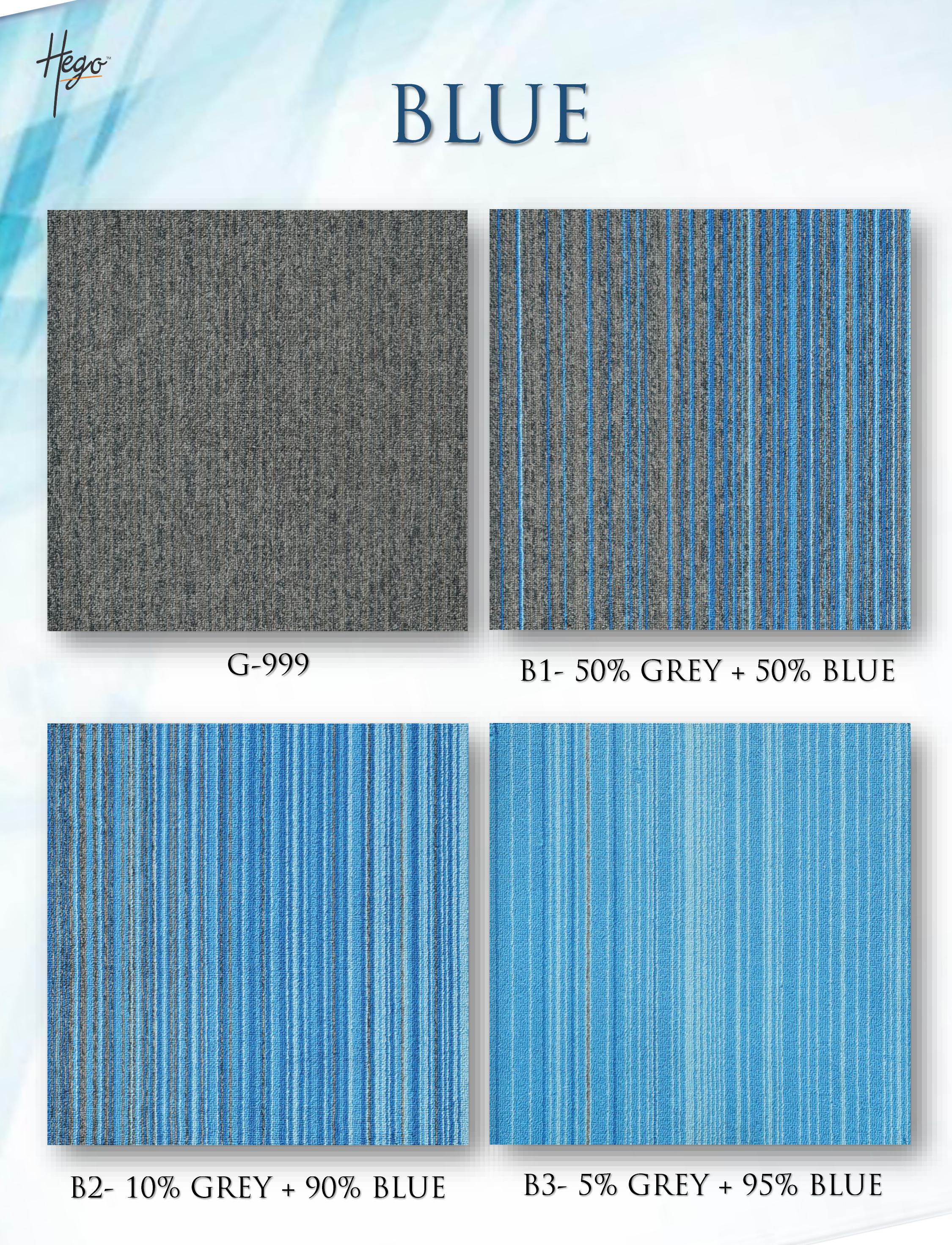 New Sky Carpet Tile G-999 & Blue - Premium Flooring Solution