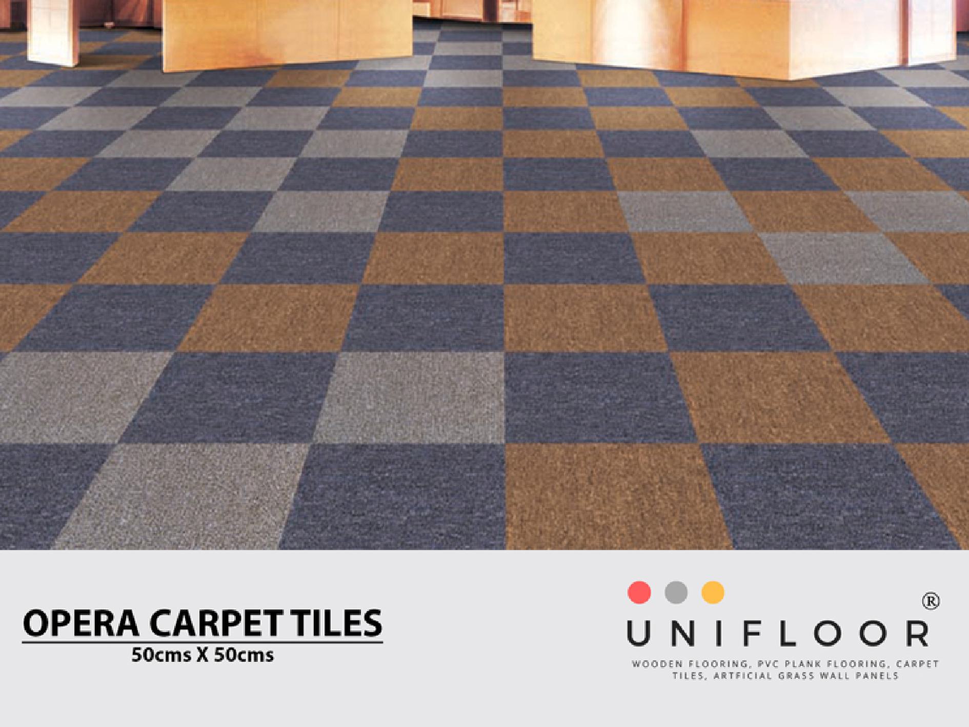 Opera Carpet Tile 50cm x 50cm for Stylish Flooring