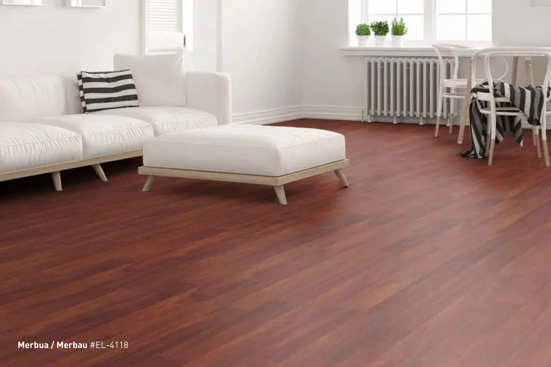 Merbau EL-4118 Defloor Laminate Wooden Flooring