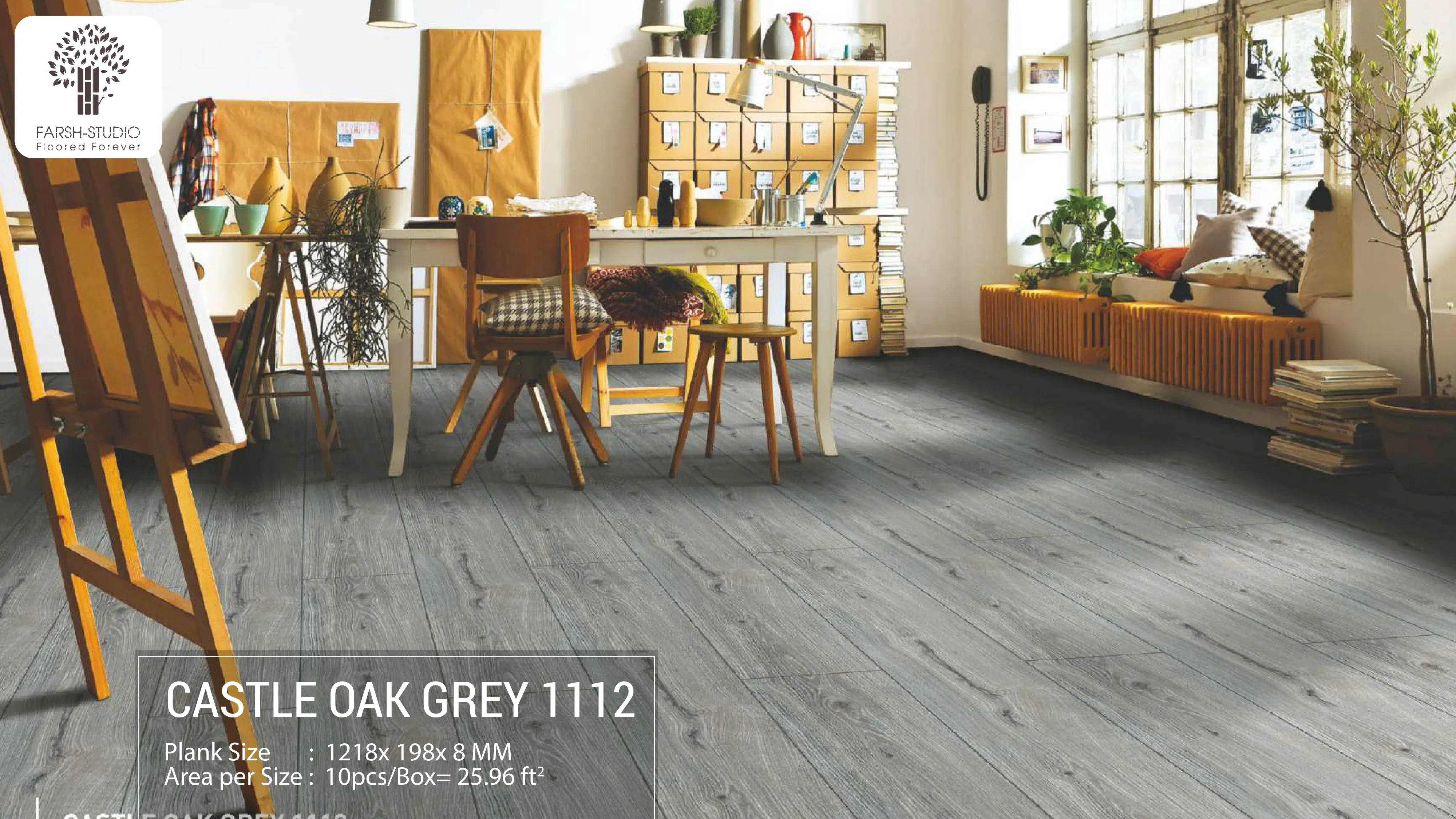 Castle Oak Grey 1112 Wooden Flooring - Premium Quality