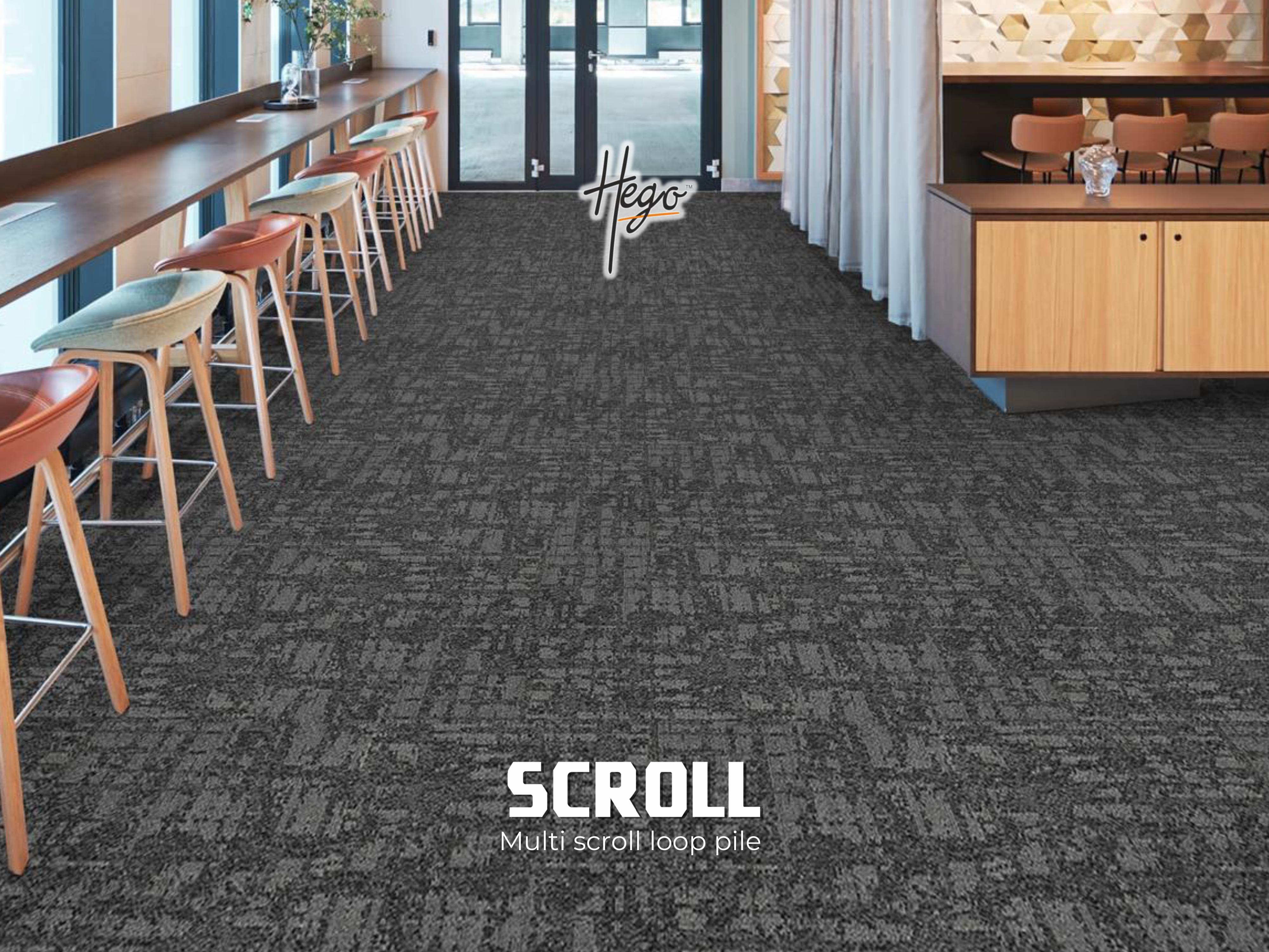 Scroll Carpet Tile – Durable, Stylish Flooring