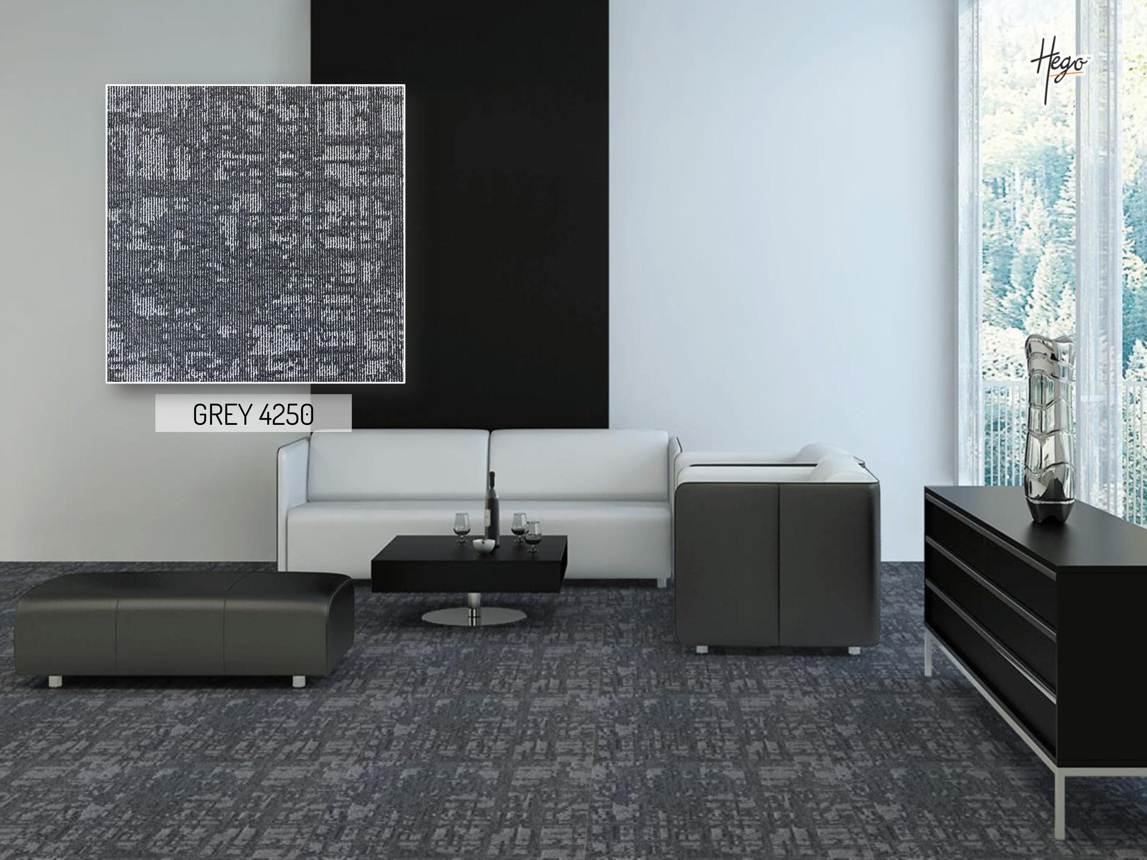 Scroll Carpet Tile Grey-4250 – Durable and Stylish